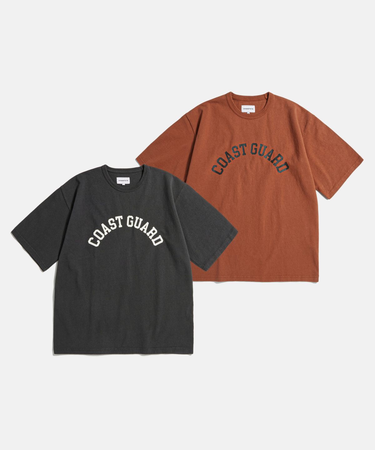 에스피오나지(ESPIONAGE) Coast Guard Heavy Weight Tee Burnt Orange