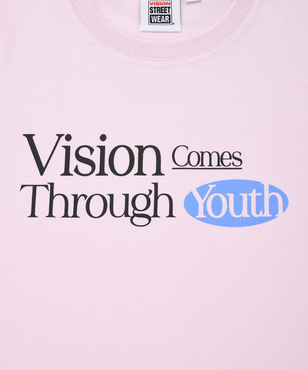비전스트릿웨어(VISION STREETWEAR) VSW Crop Youth T-Shirts Pink