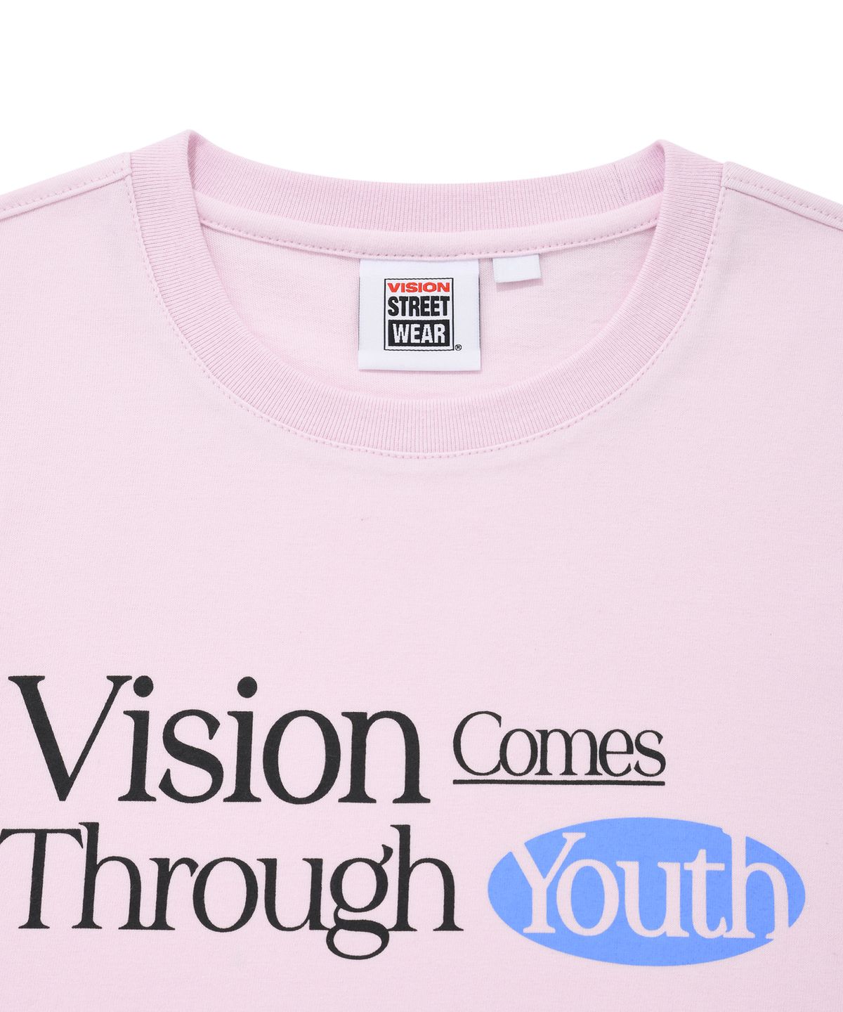 비전스트릿웨어(VISION STREETWEAR) VSW Crop Youth T-Shirts Pink