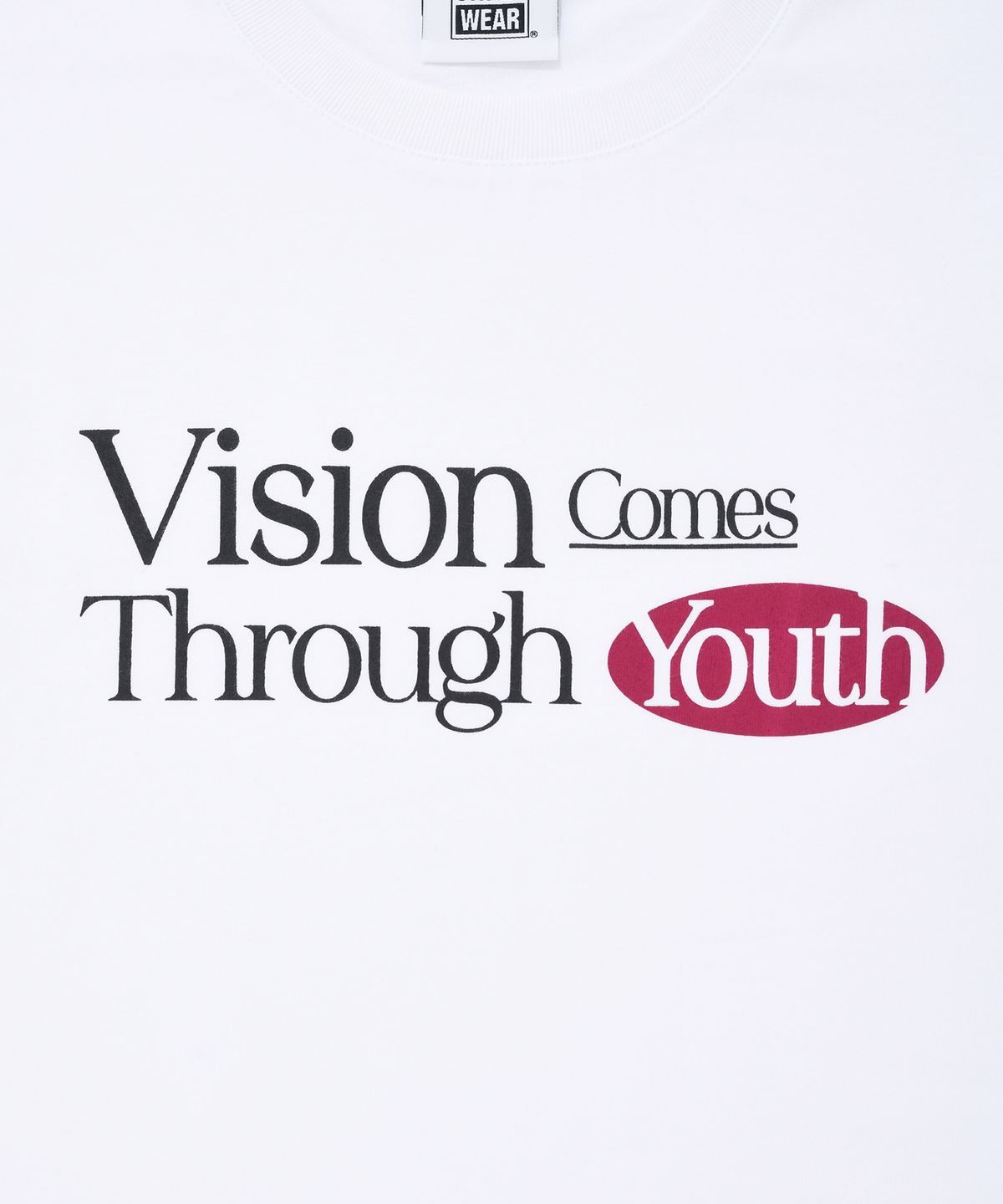 비전스트릿웨어(VISION STREETWEAR) VSW Crop Youth T-Shirts White