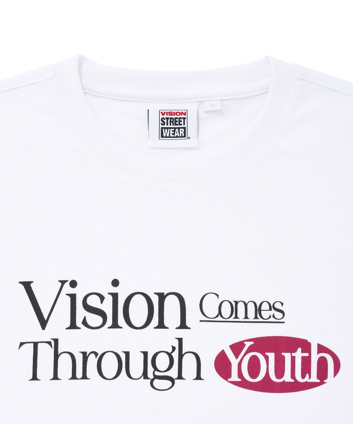 비전스트릿웨어(VISION STREETWEAR) VSW Crop Youth T-Shirts White