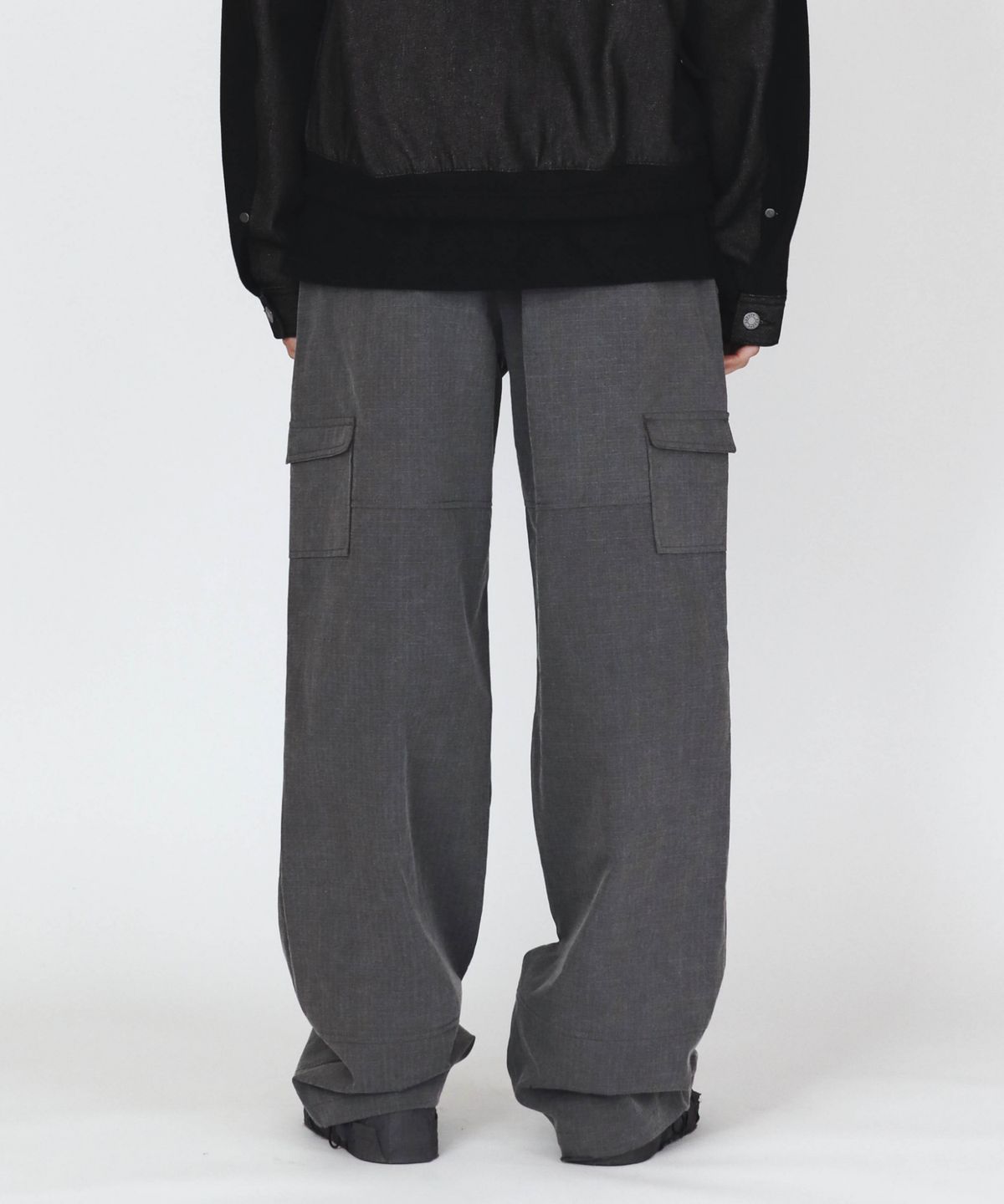 애드오프(ADDOFF) PIGMENT RIPSTOP CARGO PANTS GREY