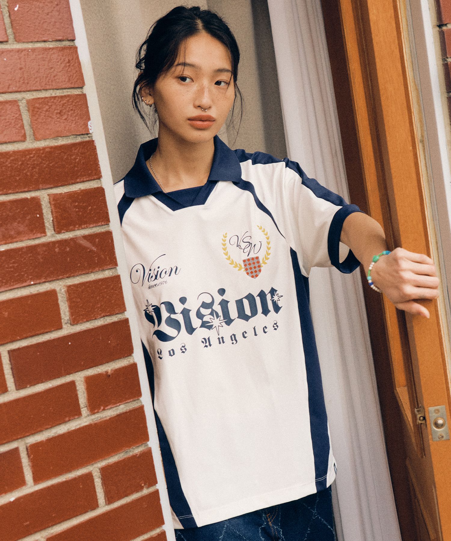★VISION STREETWEAR★VSW Soccer Jersey★送料・関税込 MUSINSA | VISION STREETWEAR VSW Soccer Jersey Sky Blue