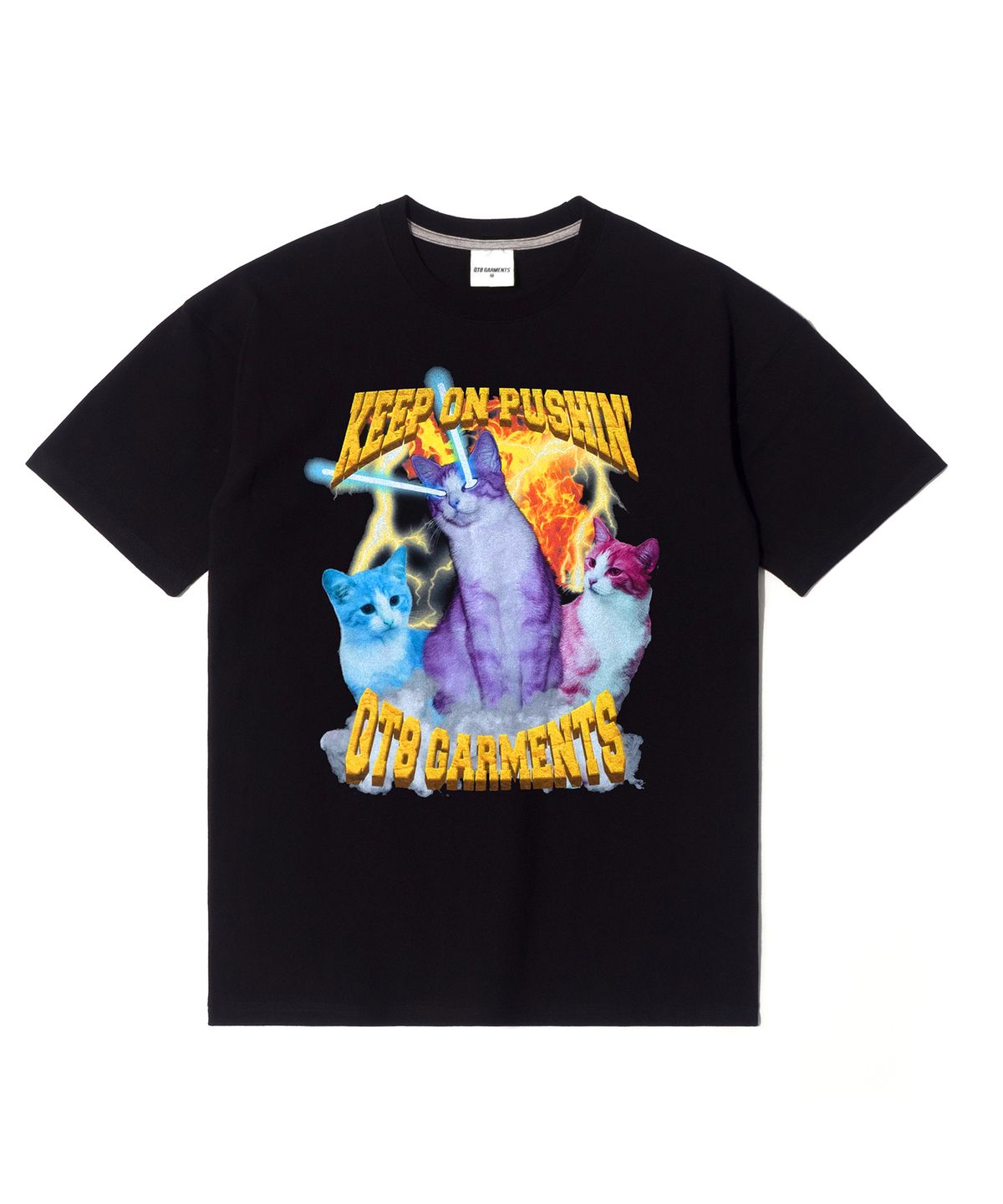 큐티에잇 가먼츠(QT8 GARMENTS) OC Wild Cat Tee (Black)