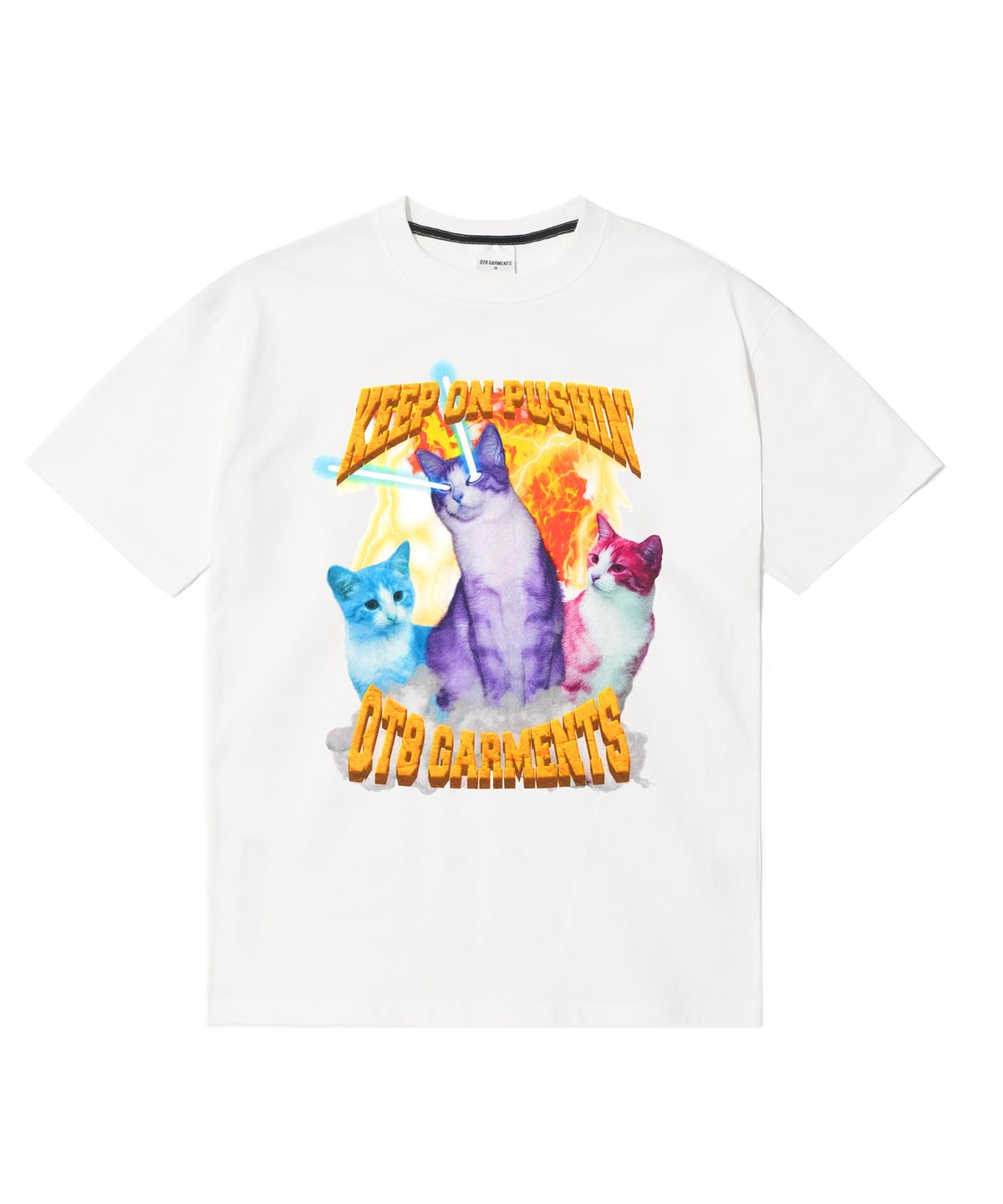 큐티에잇 가먼츠(QT8 GARMENTS) RG Wild Cat Tee (Ivory)