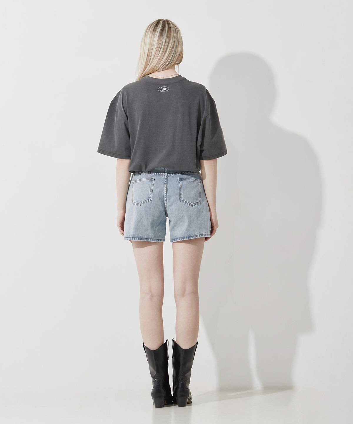 에이오엑스(AOX) Promise Pigmented T-shirt (Gray)