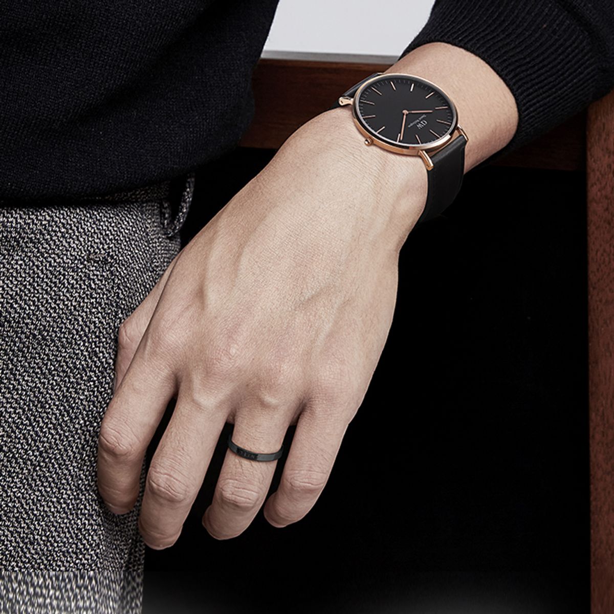 다니엘 웰링턴(DANIEL WELLINGTON) CLASSIC RING BLACK