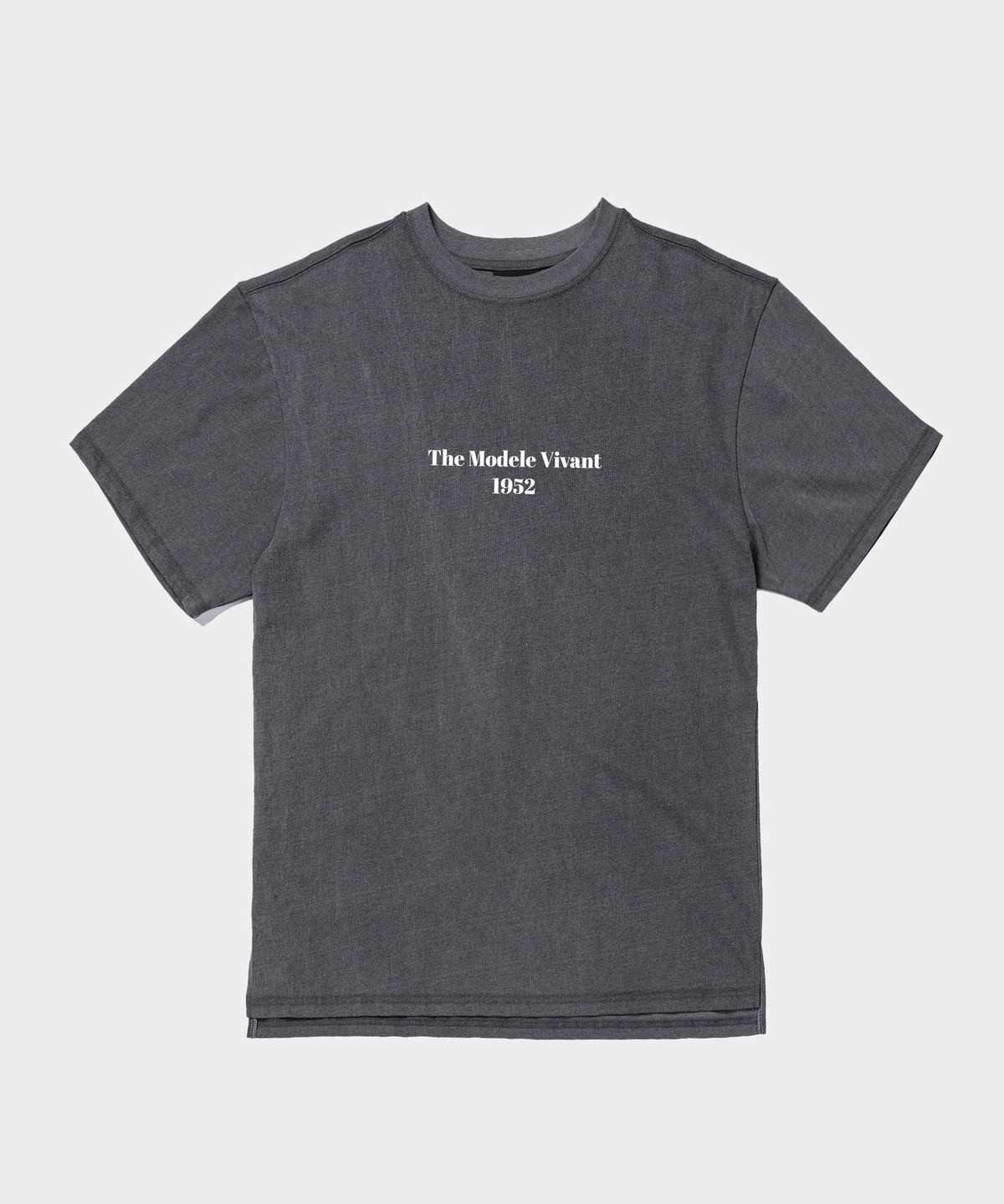 에이오엑스(AOX) Silver door Pigment T-shirt (Gray)