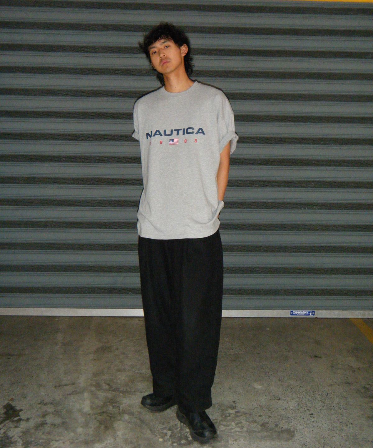 노티카(NAUTICA) 83플래그 로고 티셔츠(화이트) NTS4786WHZ