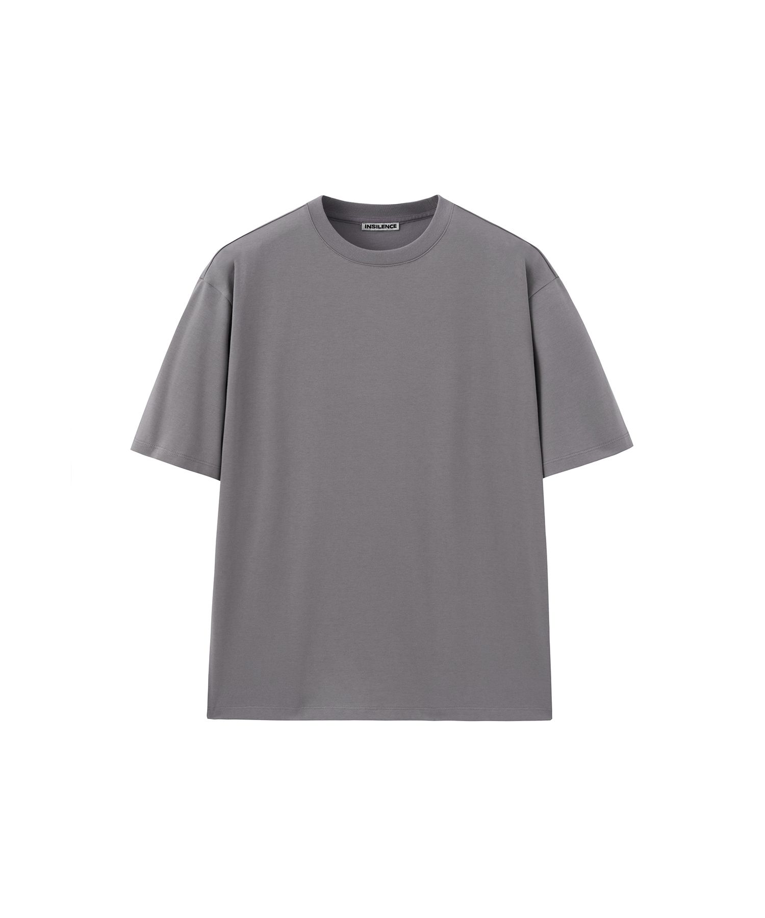 [INSILENCE] W SUPIMA Cotton U-Neck T-Shirt ☆送料込☆ Loop & Weft Recycled Supima Cotton Edge Piping S/S Crewneck