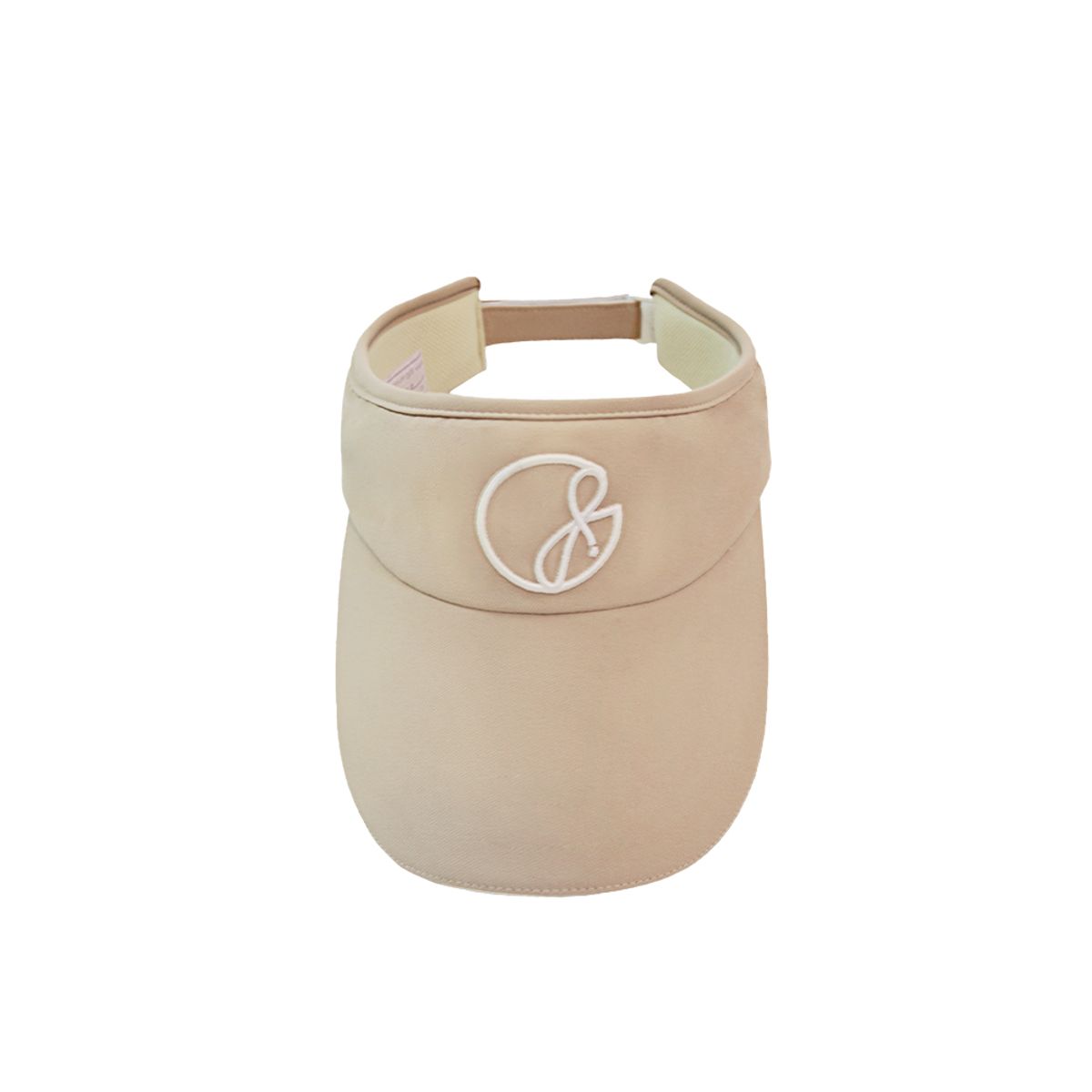 제이제인(J.JANE) 로고 라인 컬러 선캡 (Beige)