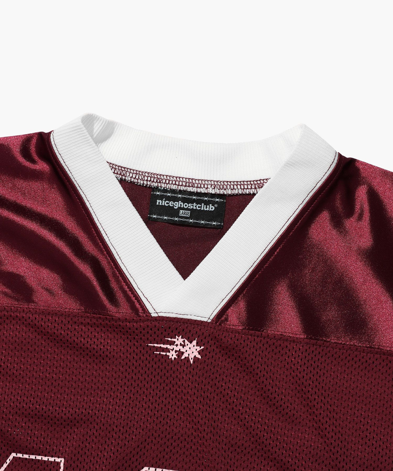 MUSINSA | NICE GHOST CLUB DREAMER MESH FOOTBALL HALF