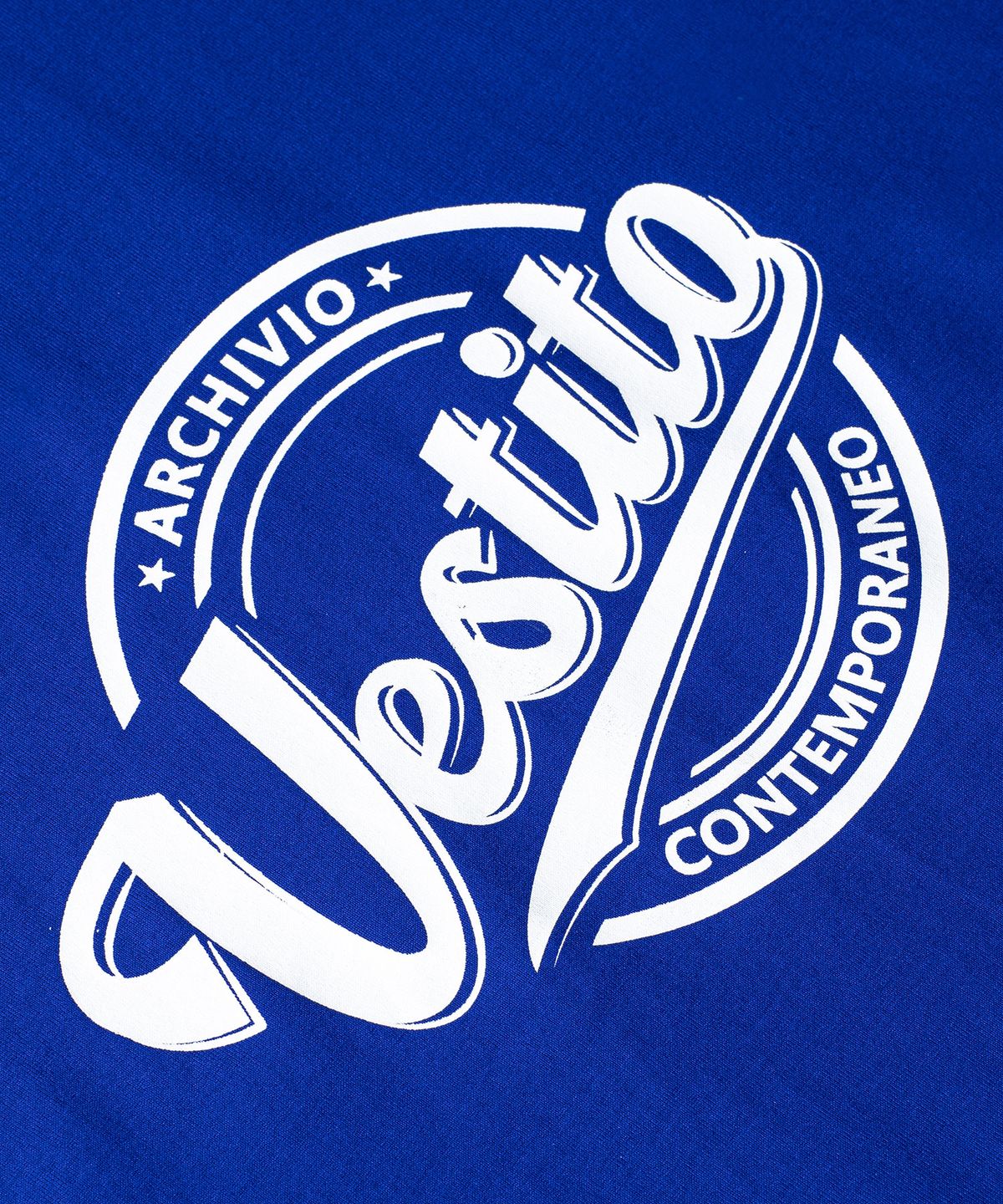 베스띠또(VESTITO) 바씨티 로고 블루 티셔츠