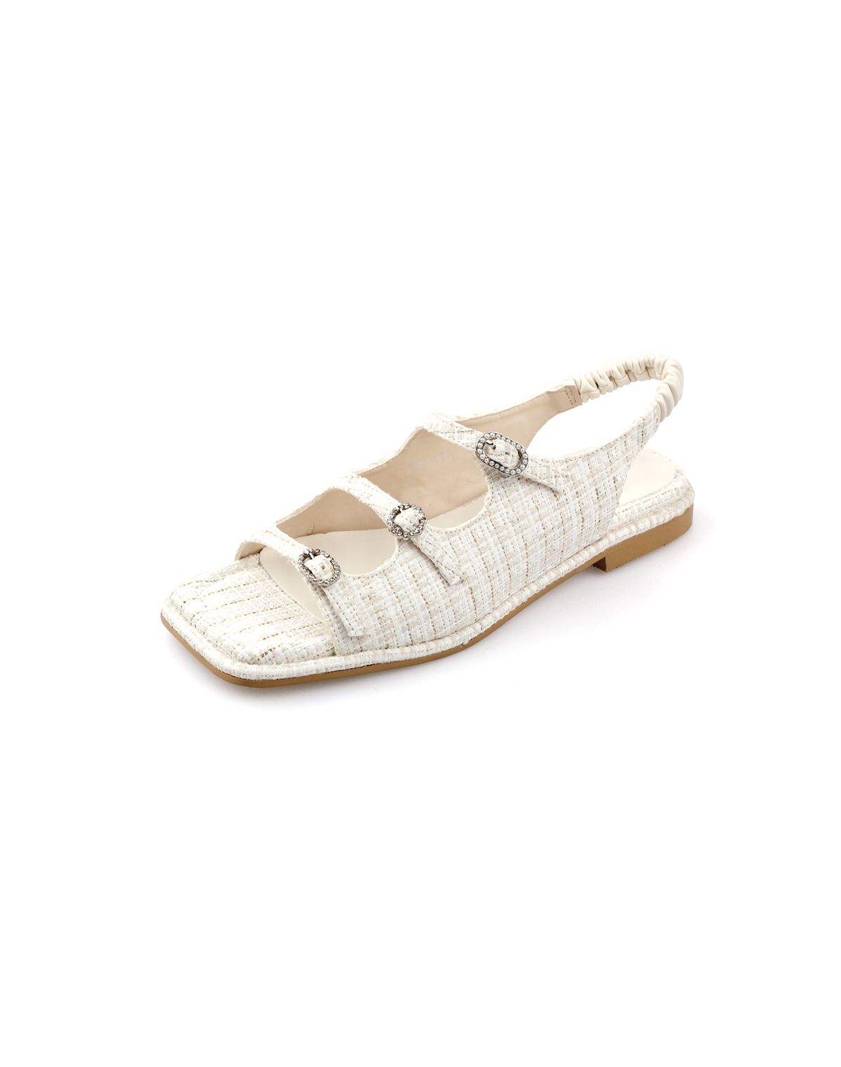 슈하이(SHOEHI) 아바 라탄 보석 비죠 버클 샌들 S2203 (2Colors)