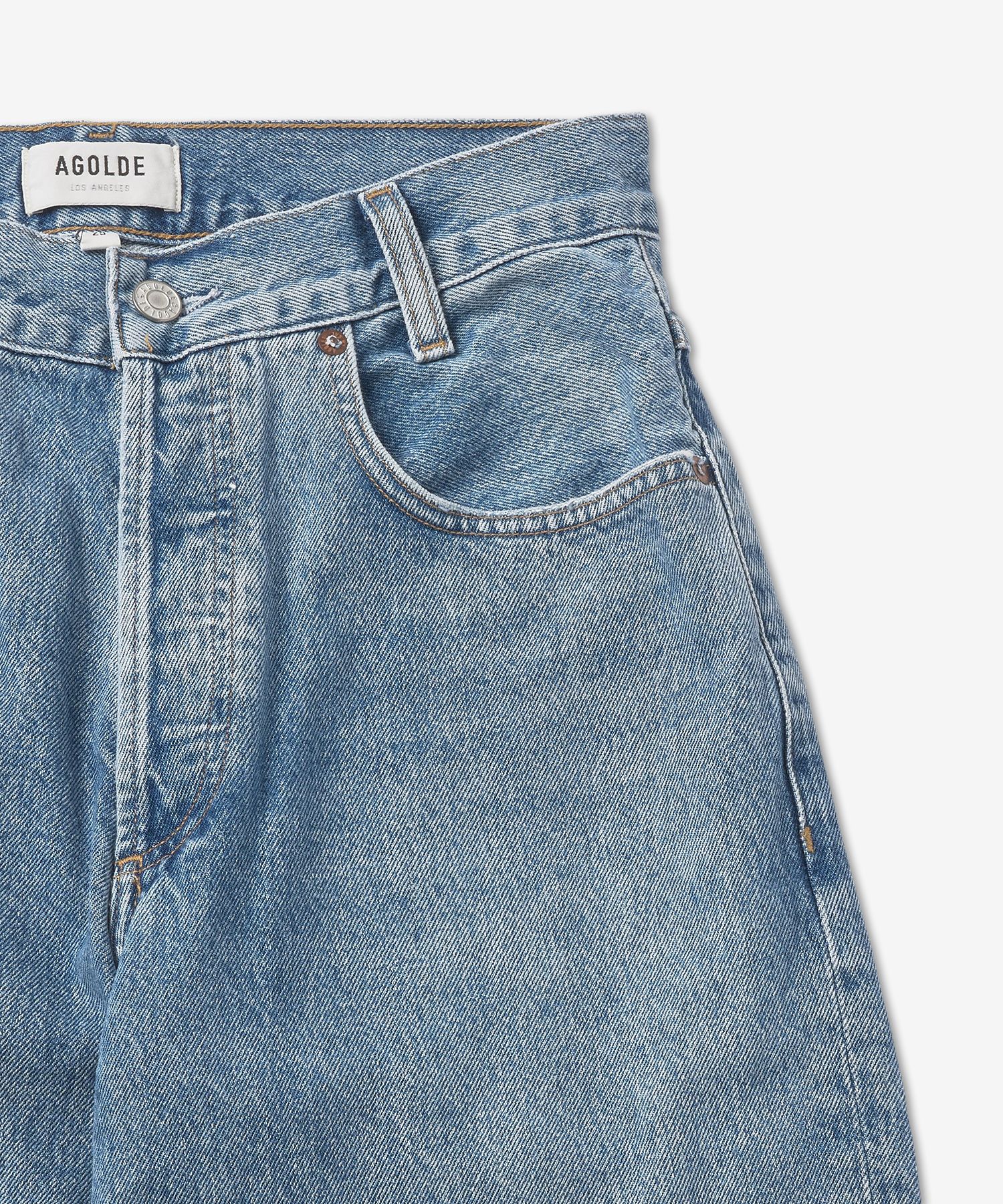 MUSINSA公式 | AGOLDE Tapered High Rise Exhaust Denim Pants