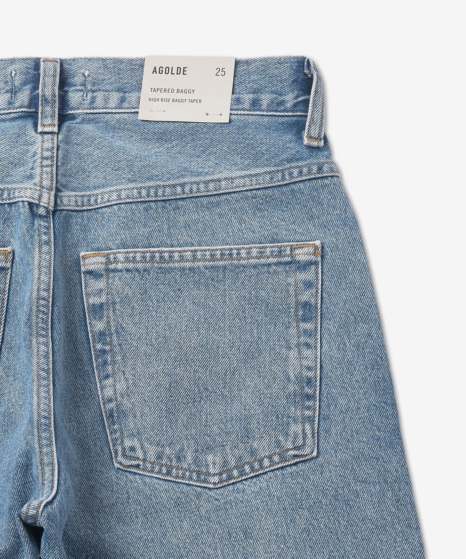 パンツ AGOLDE Tapered High Rise Exhaust Denim Pants Blue A1831371PA MUSINSA公式 | AGOLDE Tapered High Rise Exhaust Denim Pants