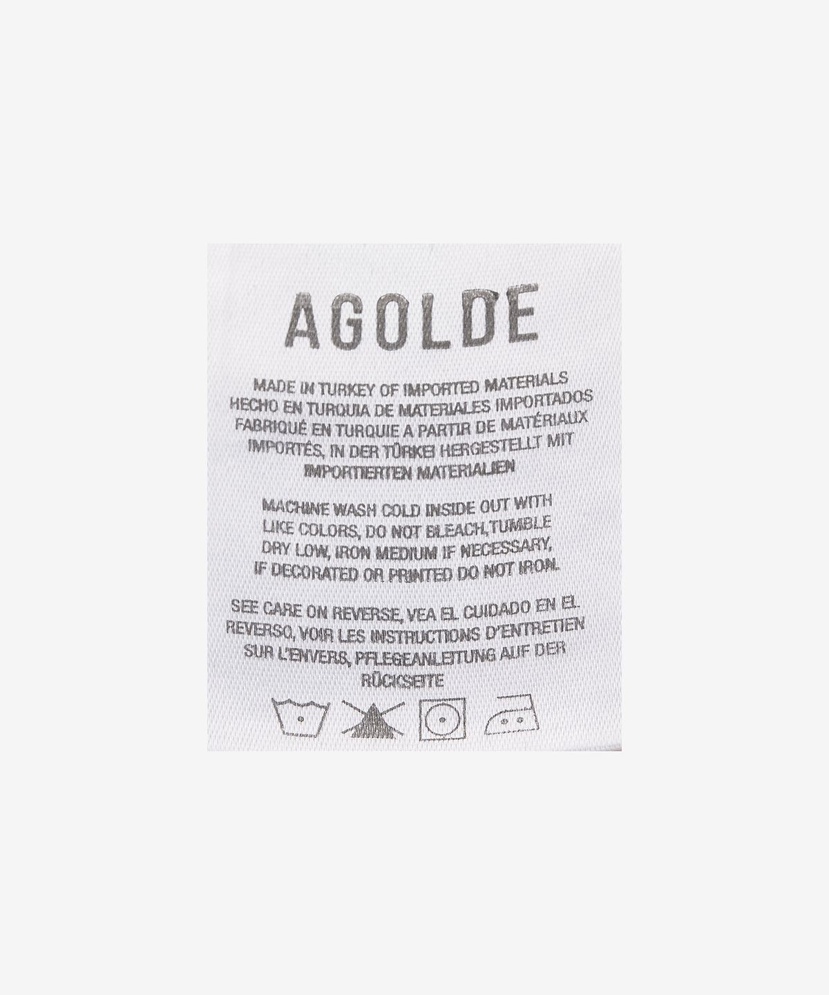 에이골디(AGOLDE) 테이퍼드 하이라이즈 배기 데님 팬츠 - 블루 / A1831371PASS