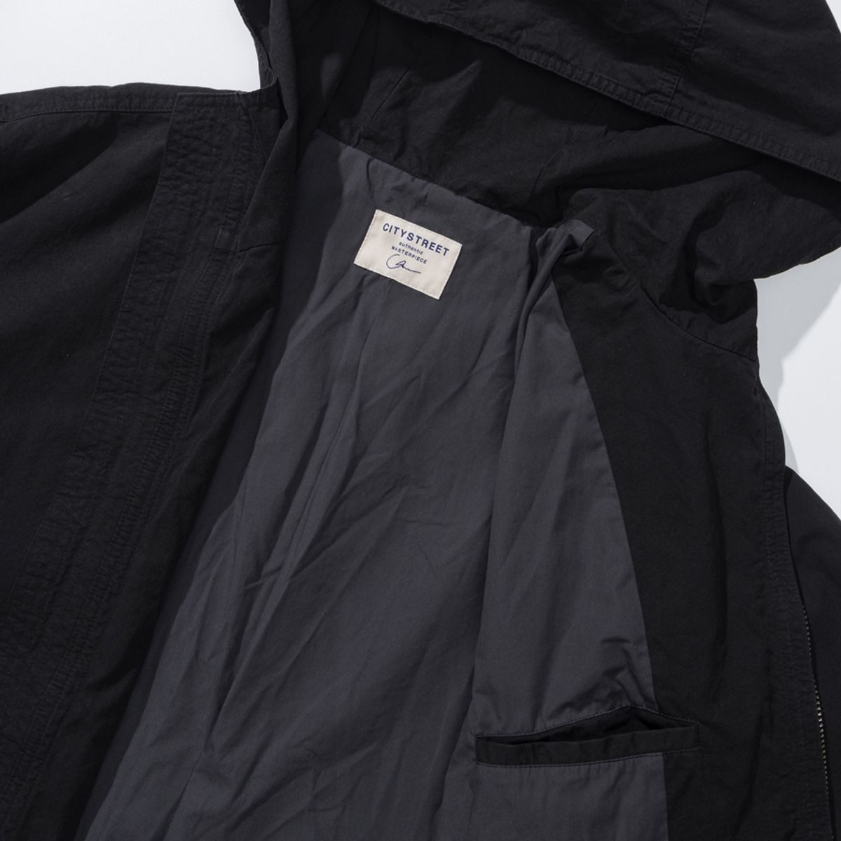 시티스트리트(CITY STREET) VINTAGE M-51 FISHTAIL HOOD PARKA - BLACK