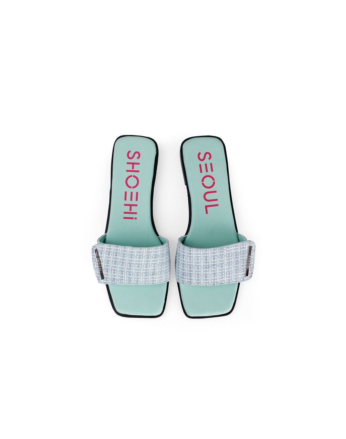 슈하이(SHOEHI) 멜라니 벨크로 라탄 뮬 샌들 S1118 (3Colors)