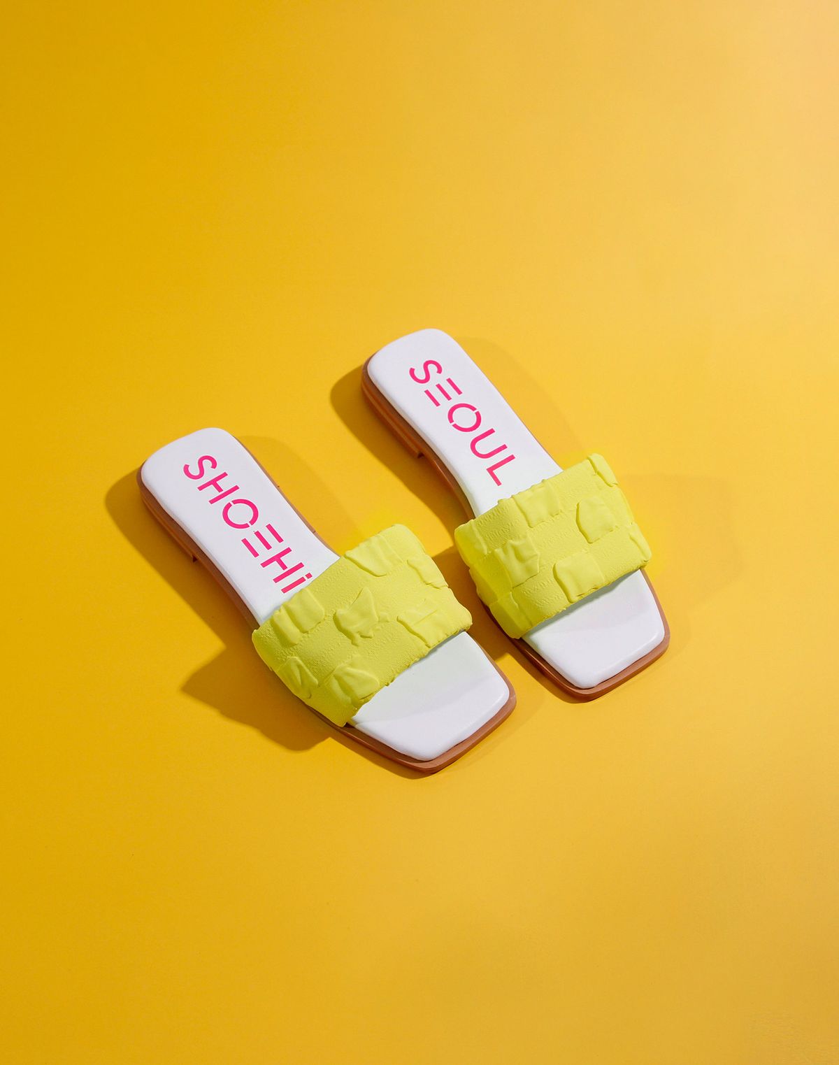 슈하이(SHOEHI) 모아나 엠보싱 뮬 샌들 S1119 (4Colors)