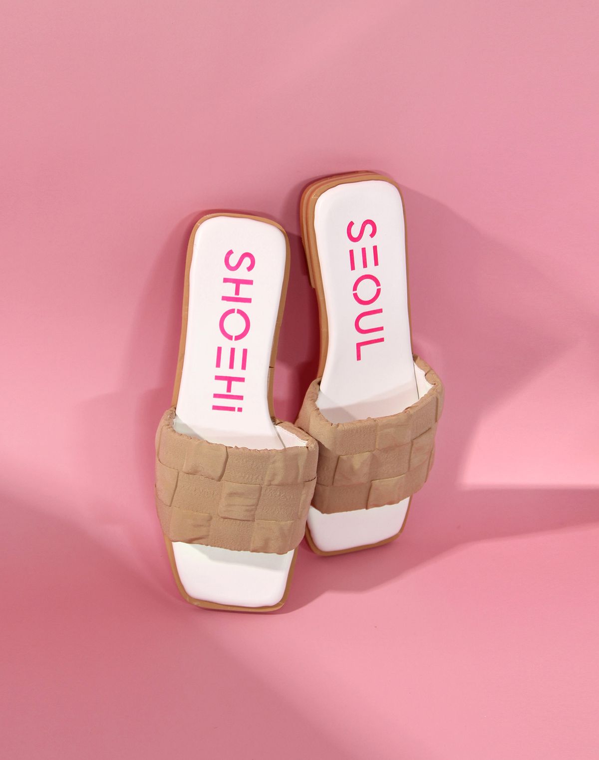슈하이(SHOEHI) 모아나 엠보싱 뮬 샌들 S1119 (4Colors)