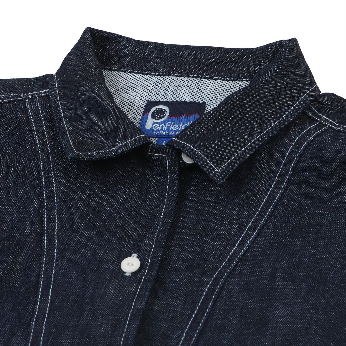 펜필드(PENFIELD) [P X JAMESON] W HALF COVERALL INDIGO_FP2WP50F