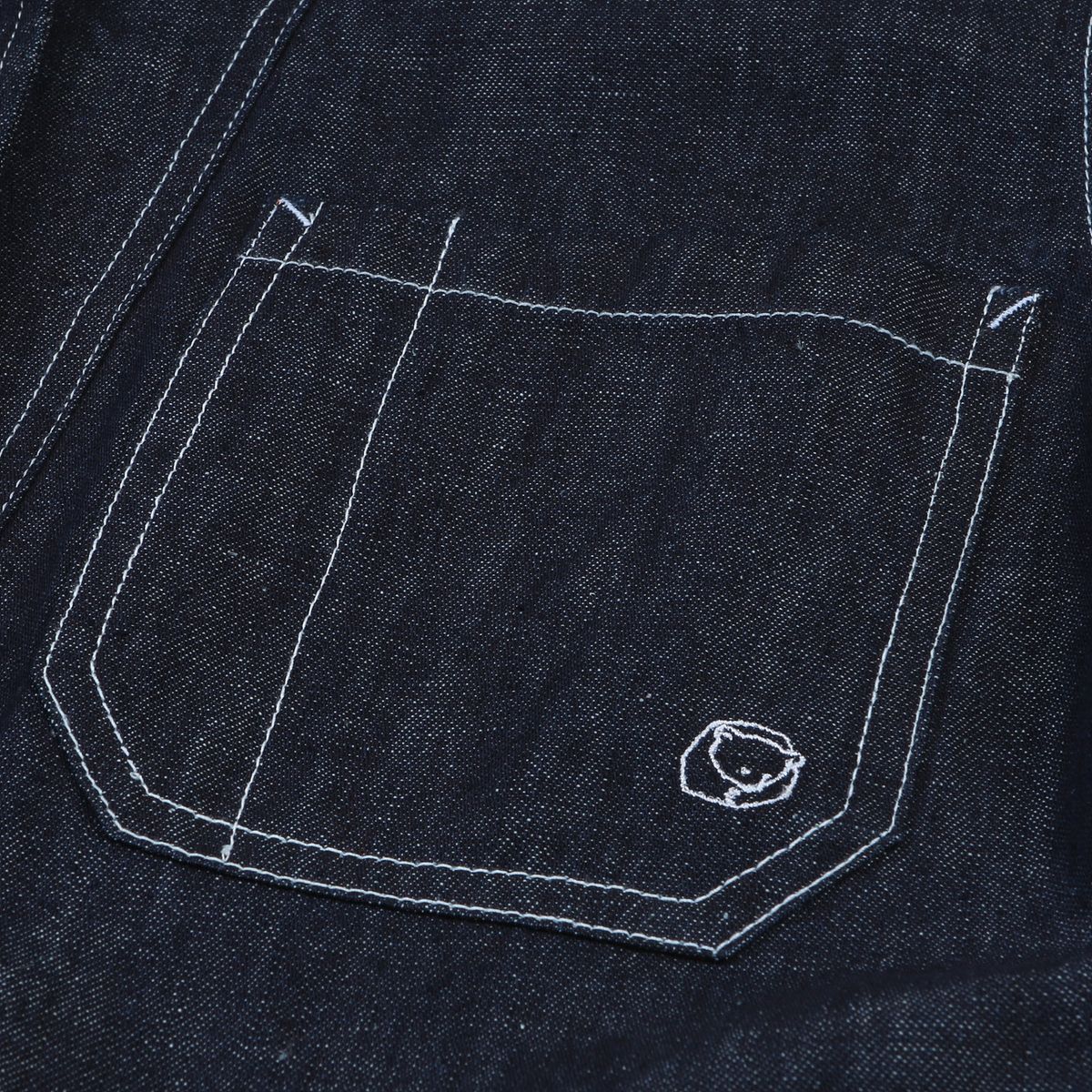 펜필드(PENFIELD) [P X JAMESON] W HALF COVERALL INDIGO_FP2WP50F