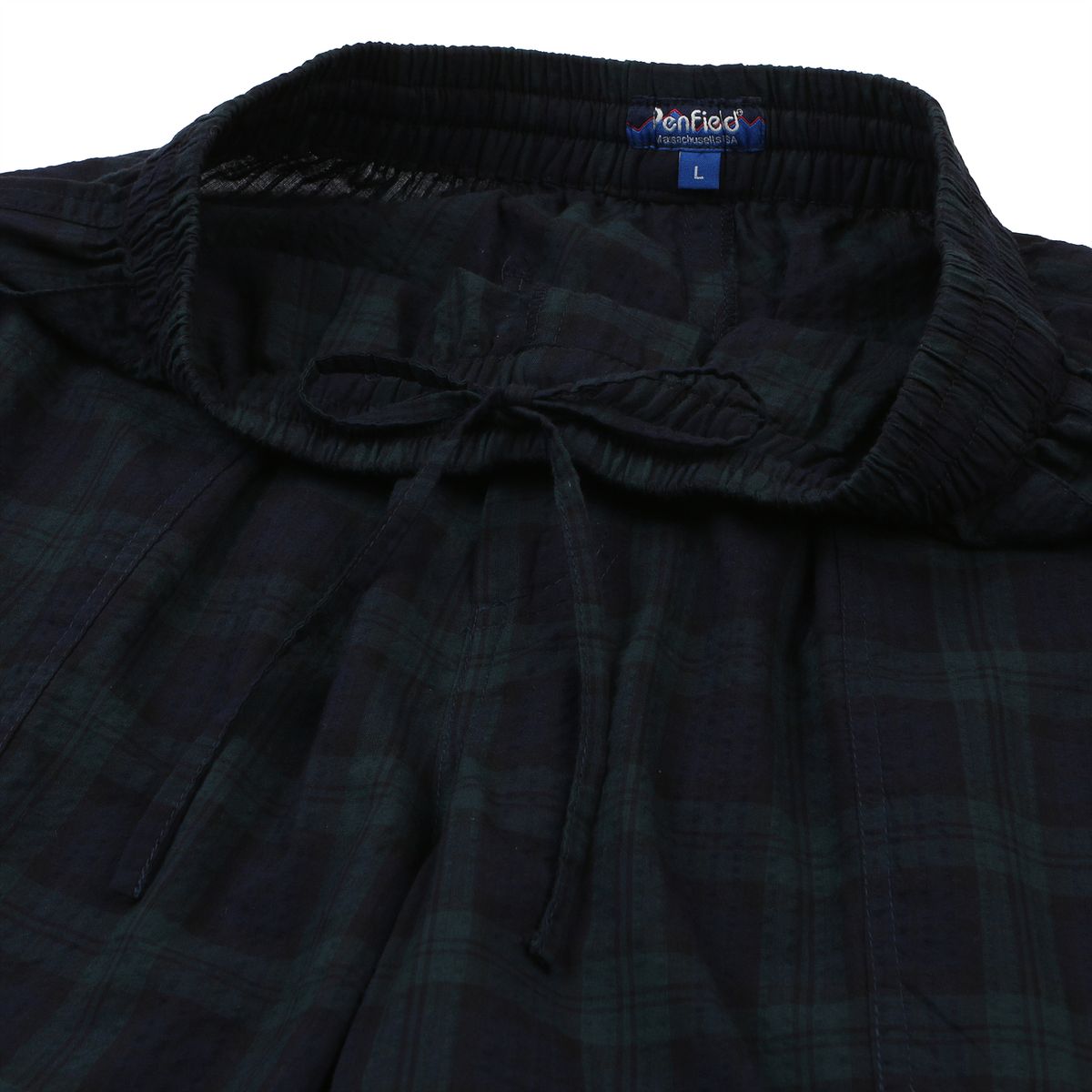 펜필드(PENFIELD) [P X JAMESON] CHECK SET-UP HALF PANTS DARK GREEN_FP2WP60U