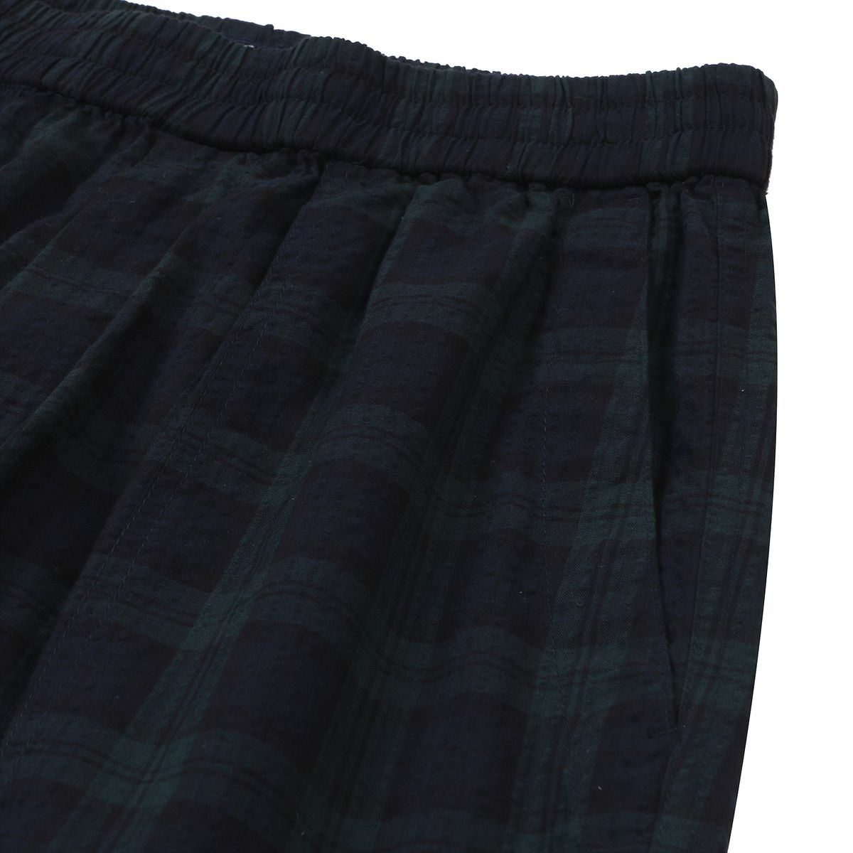 펜필드(PENFIELD) [P X JAMESON] CHECK SET-UP HALF PANTS DARK GREEN_FP2WP60U