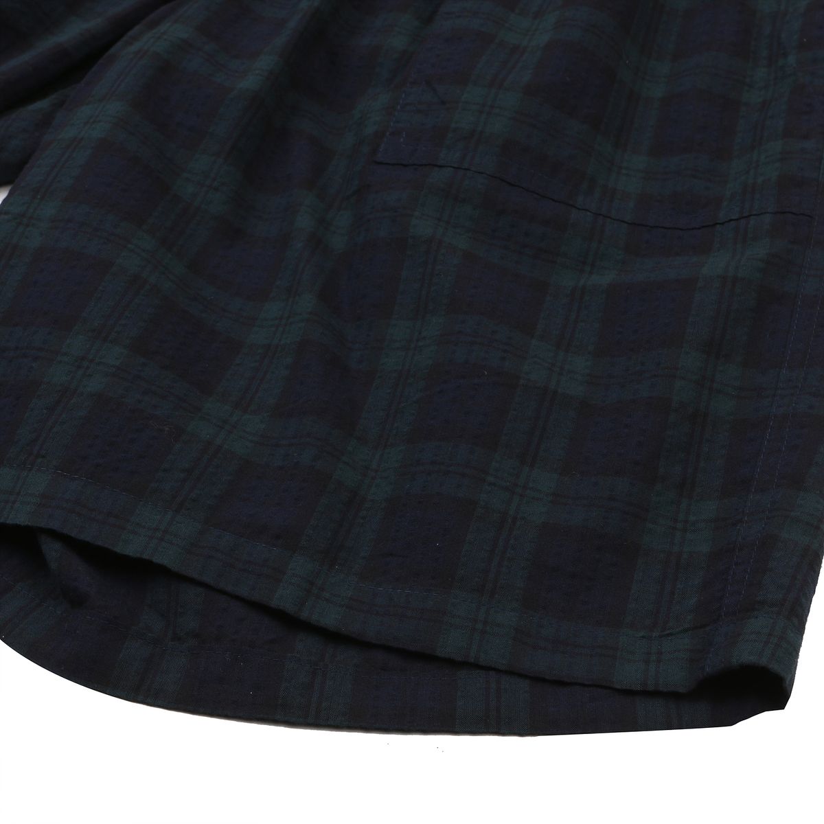 펜필드(PENFIELD) [P X JAMESON] CHECK SET-UP HALF PANTS DARK GREEN_FP2WP60U