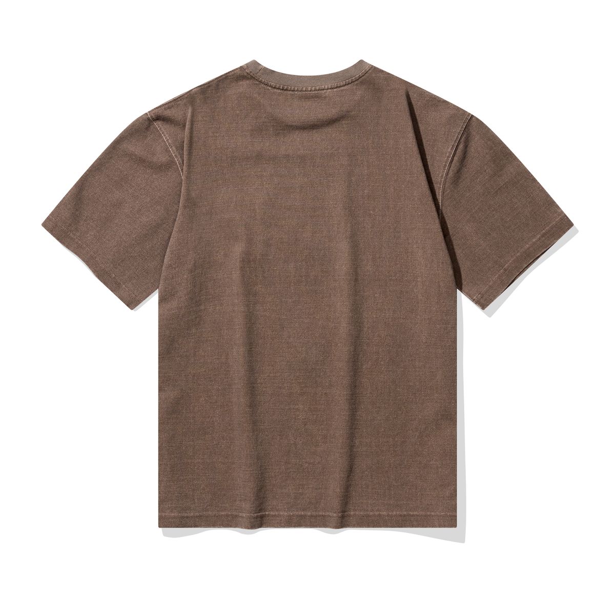 시티스트리트(CITY STREET) VINTAGE WASHED POCKET TEE - BROWN