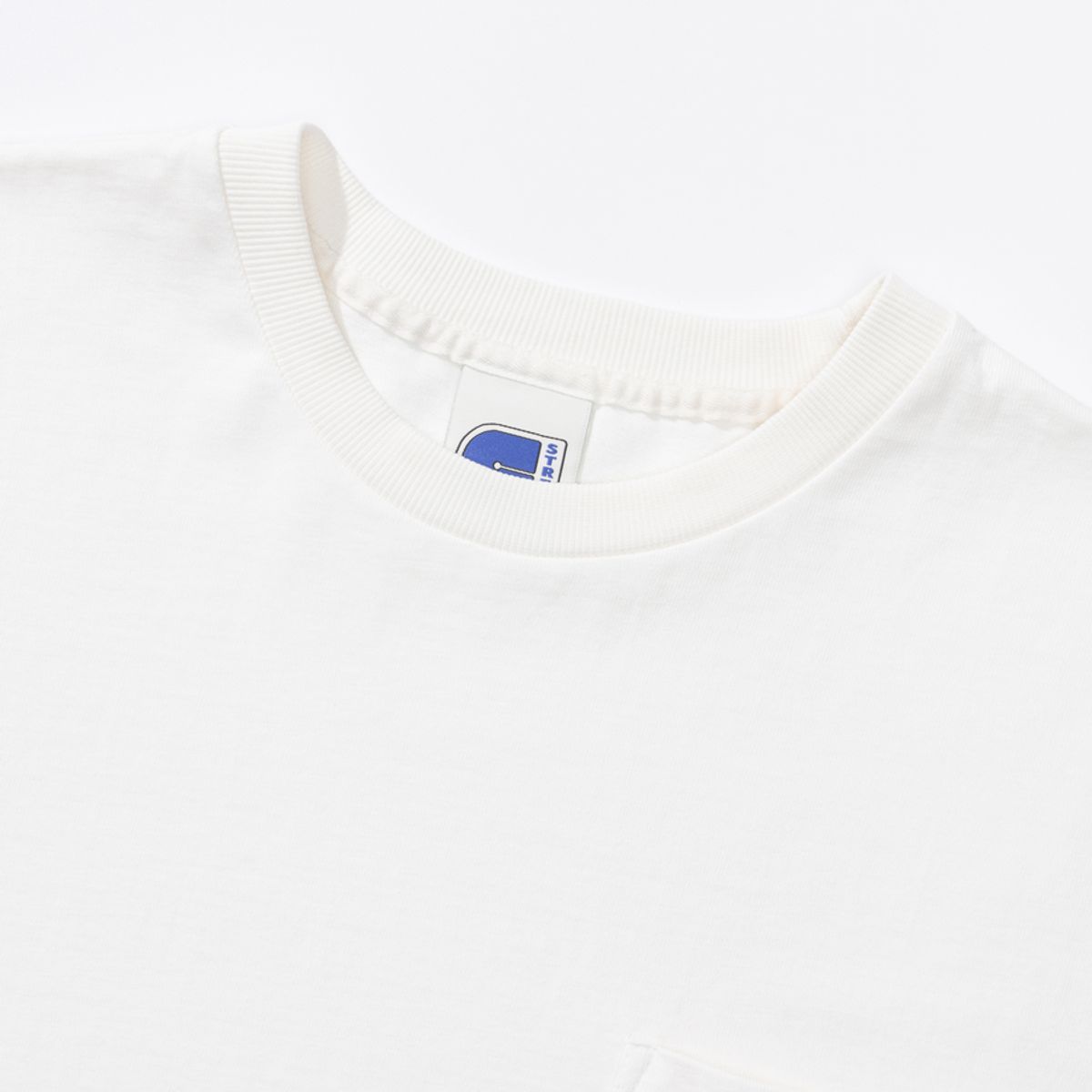 시티스트리트(CITY STREET) VINTAGE WASHED POCKET TEE - OFF WHITE