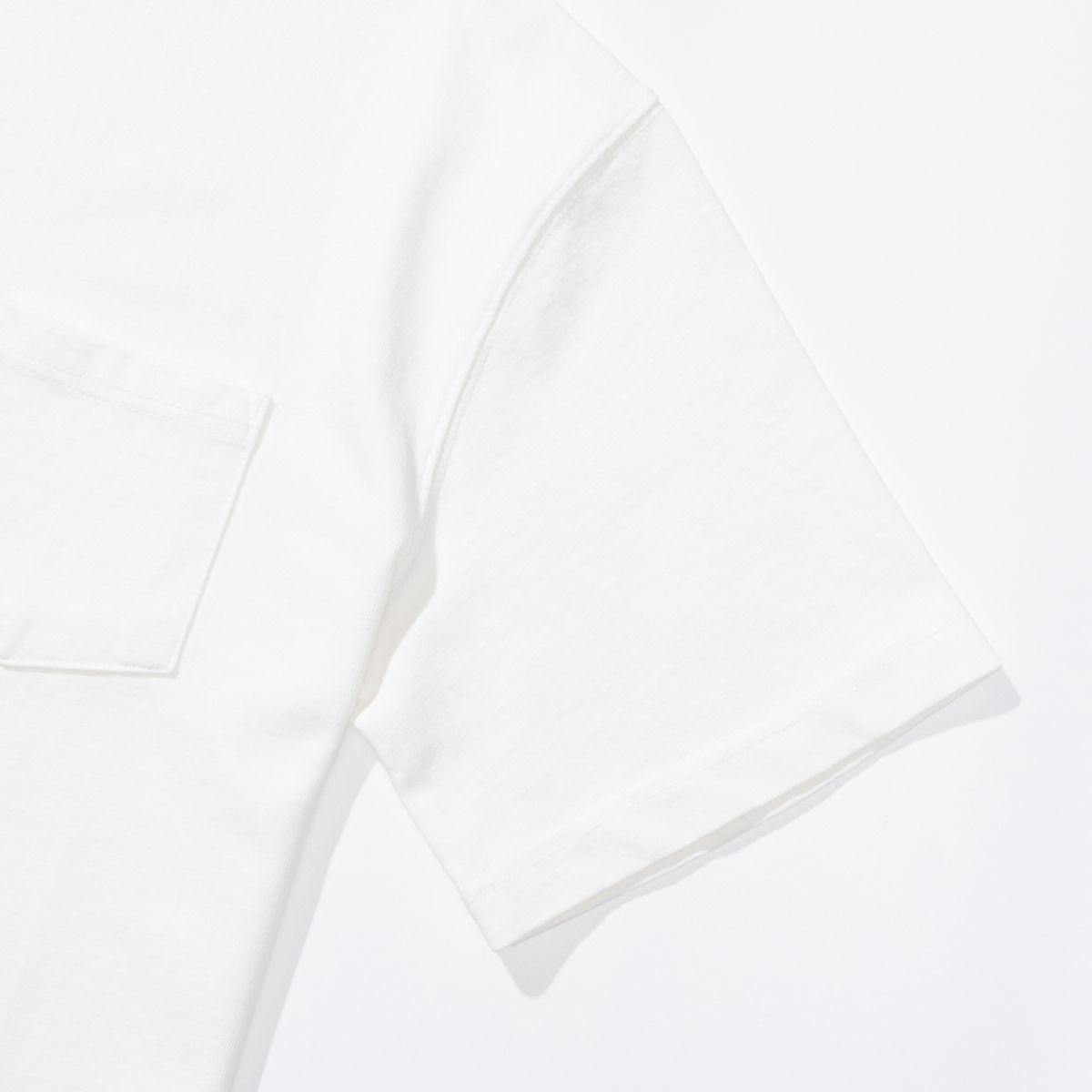 시티스트리트(CITY STREET) VINTAGE WASHED POCKET TEE - OFF WHITE