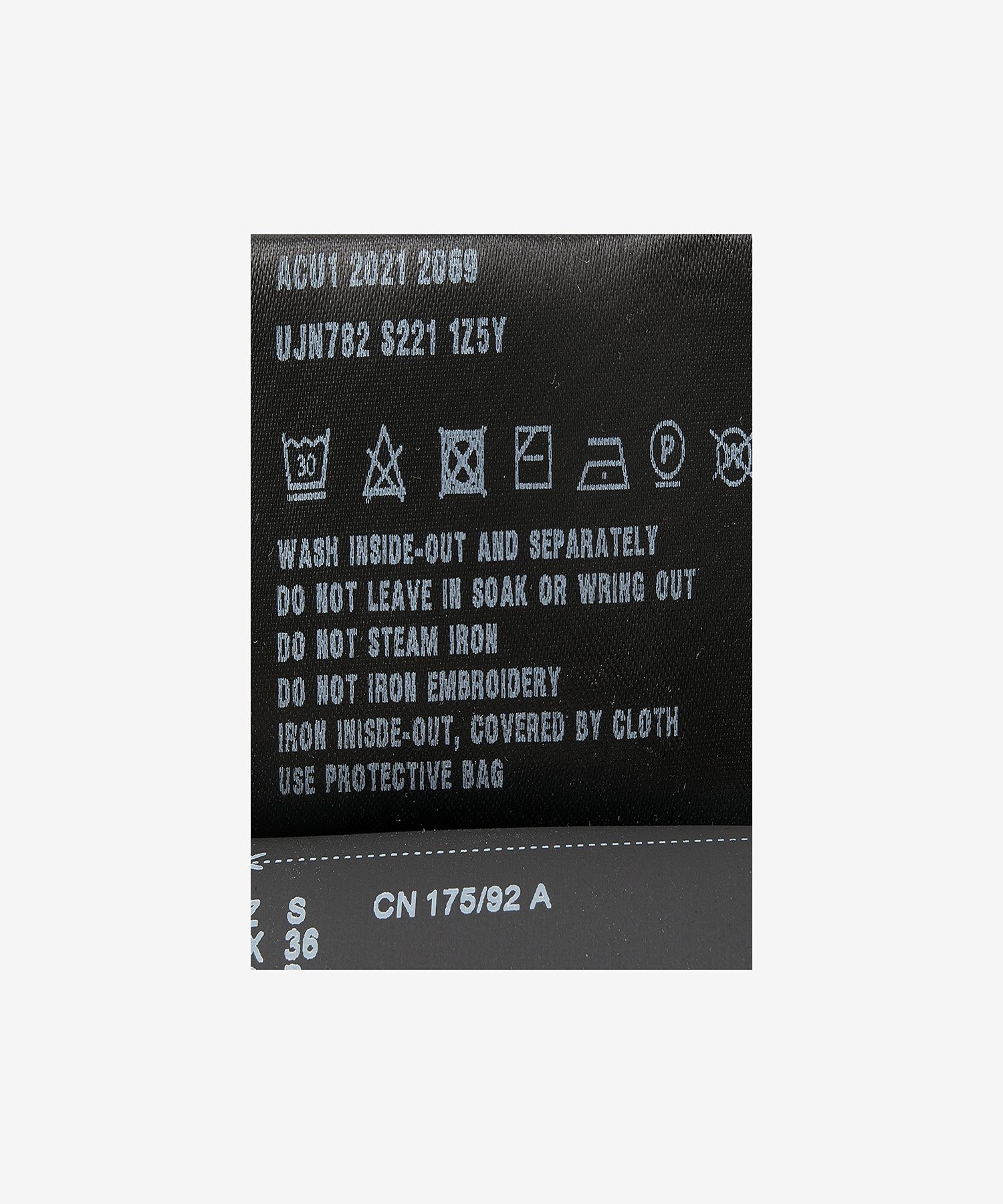 MUSINSA公式 | PRADA Triangle Logo Sequin Short Sleeve T