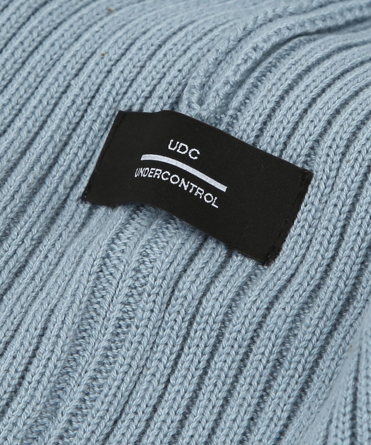 언더컨트롤(UNDERCONTROL) 사계절 얇은 롱비니 코튼 니트 남녀공용 로고 비니 모자 BEANIE / CROSS BOX LOGO / L SKY