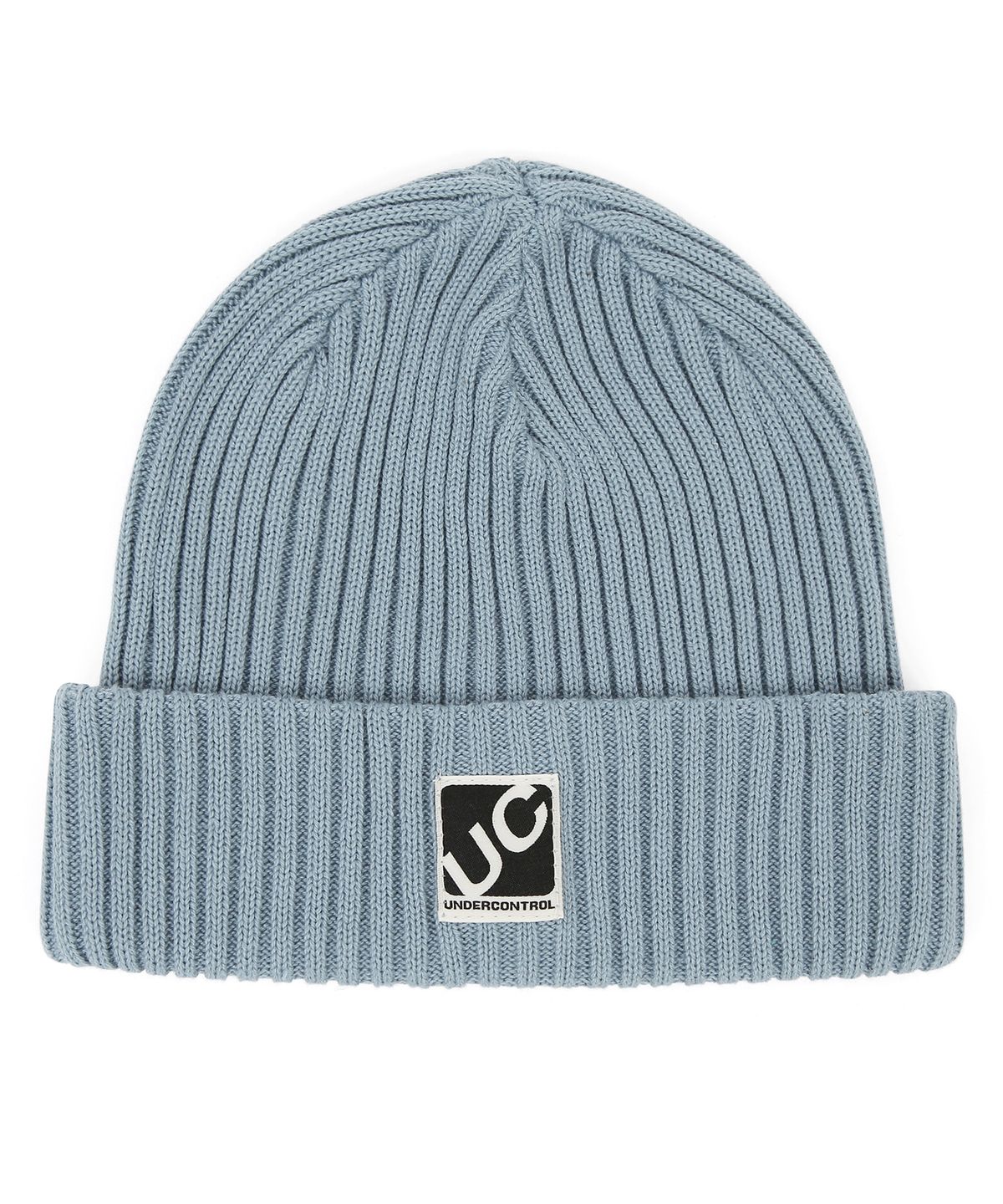 언더컨트롤(UNDERCONTROL) 사계절 얇은 롱비니 코튼 니트 남녀공용 로고 비니 모자 BEANIE / CROSS BOX LOGO / L SKY
