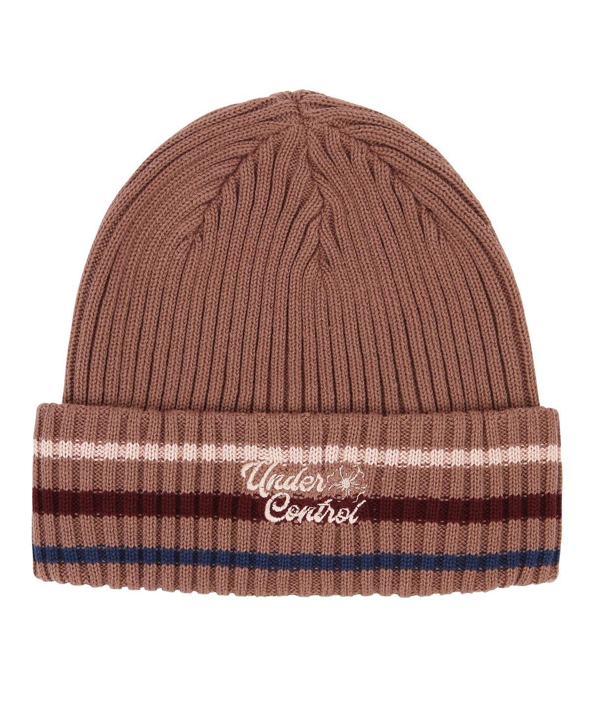 언더컨트롤(UNDERCONTROL) 사계절 얇은 롱비니 코튼 니트 남녀공용 로고 비니 모자 BEANIE / FLORAL SCRIPT / M STRIPE / D PINK