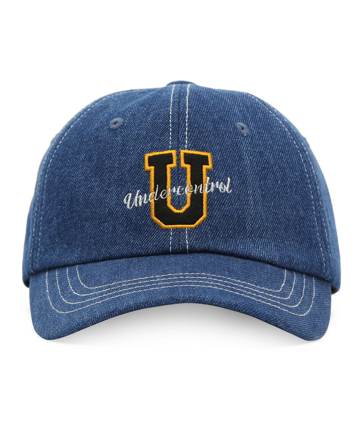 언더컨트롤(UNDERCONTROL) 사계절 워싱 데님 빈티지 소프트탑 볼캡 남녀공용 야구모자 SPORTS CREW / WASHED B B / DENIM