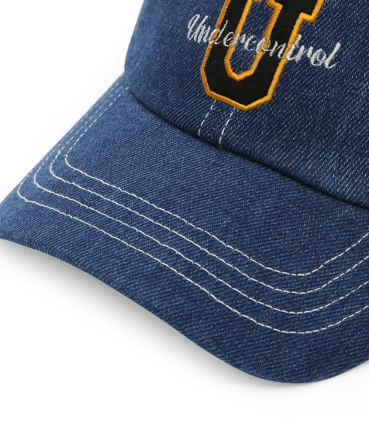 언더컨트롤(UNDERCONTROL) 사계절 워싱 데님 빈티지 소프트탑 볼캡 남녀공용 야구모자 SPORTS CREW / WASHED B B / DENIM