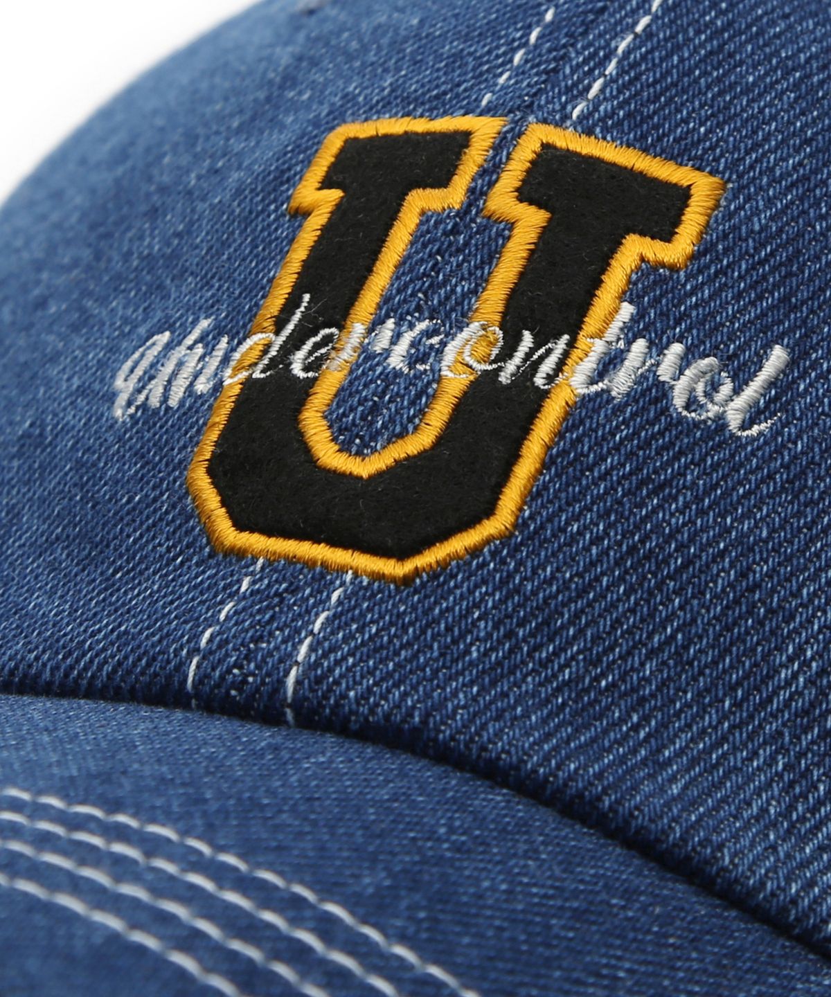 언더컨트롤(UNDERCONTROL) 사계절 워싱 데님 빈티지 소프트탑 볼캡 남녀공용 야구모자 SPORTS CREW / WASHED B B / DENIM