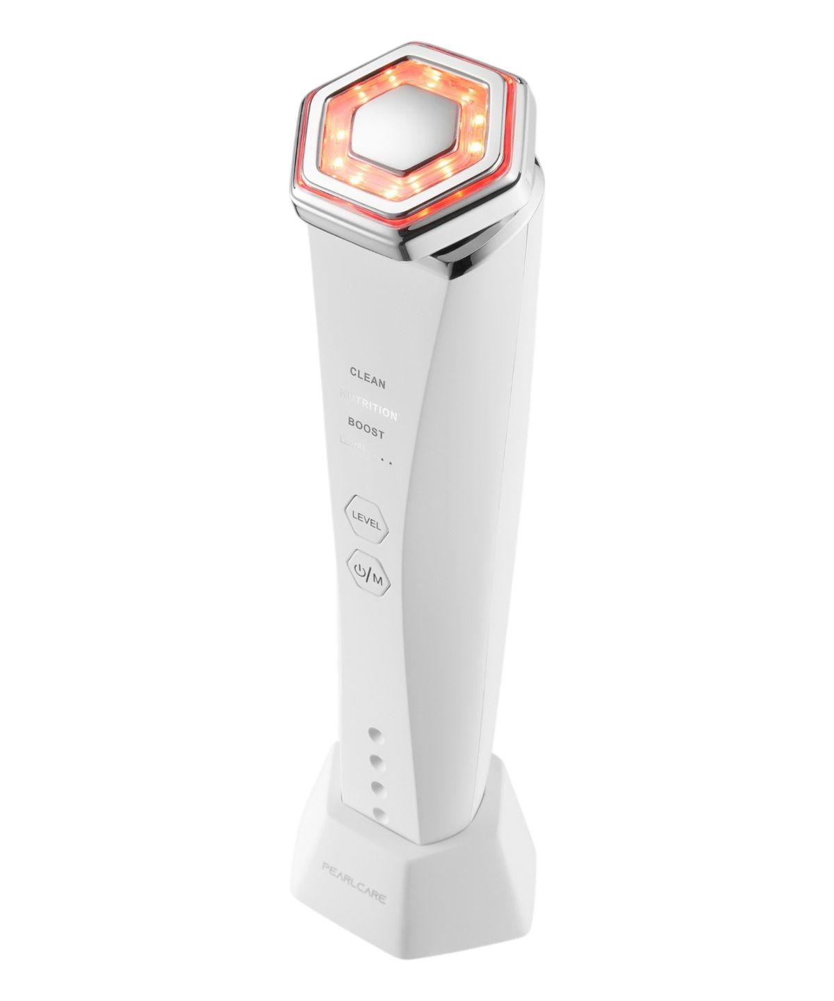 펄케어(PEARLCARE) 뷰티 디바이스 얼굴마사지기 피부관리기 고주파 화이트진 갈바닉