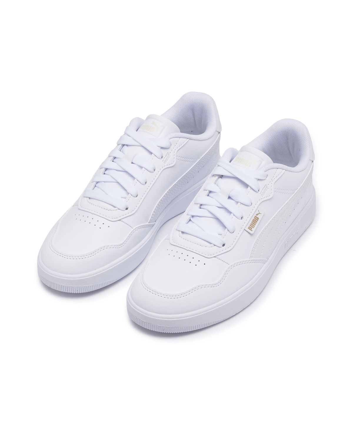 푸마(PUMA) 코트 울트라 라이트 - 화이트:골드 / 389371-01