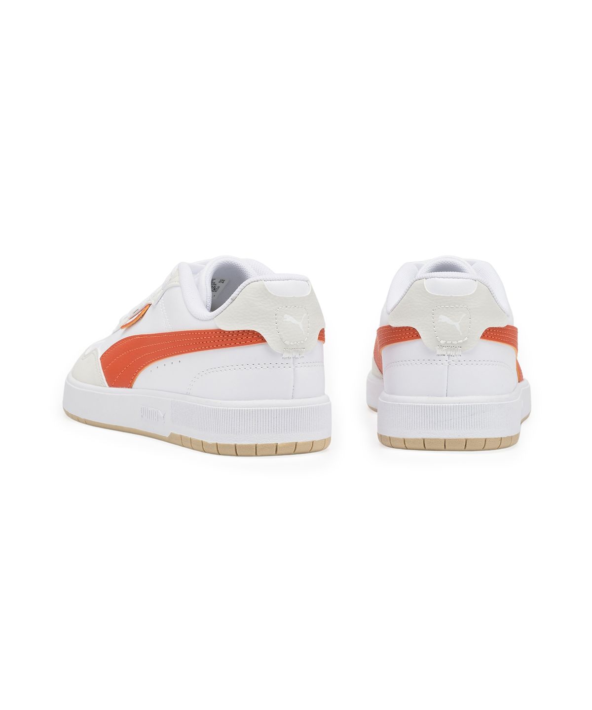 푸마(PUMA) 코트 울트라 라이트 - 화이트:오렌지 / 389371-03