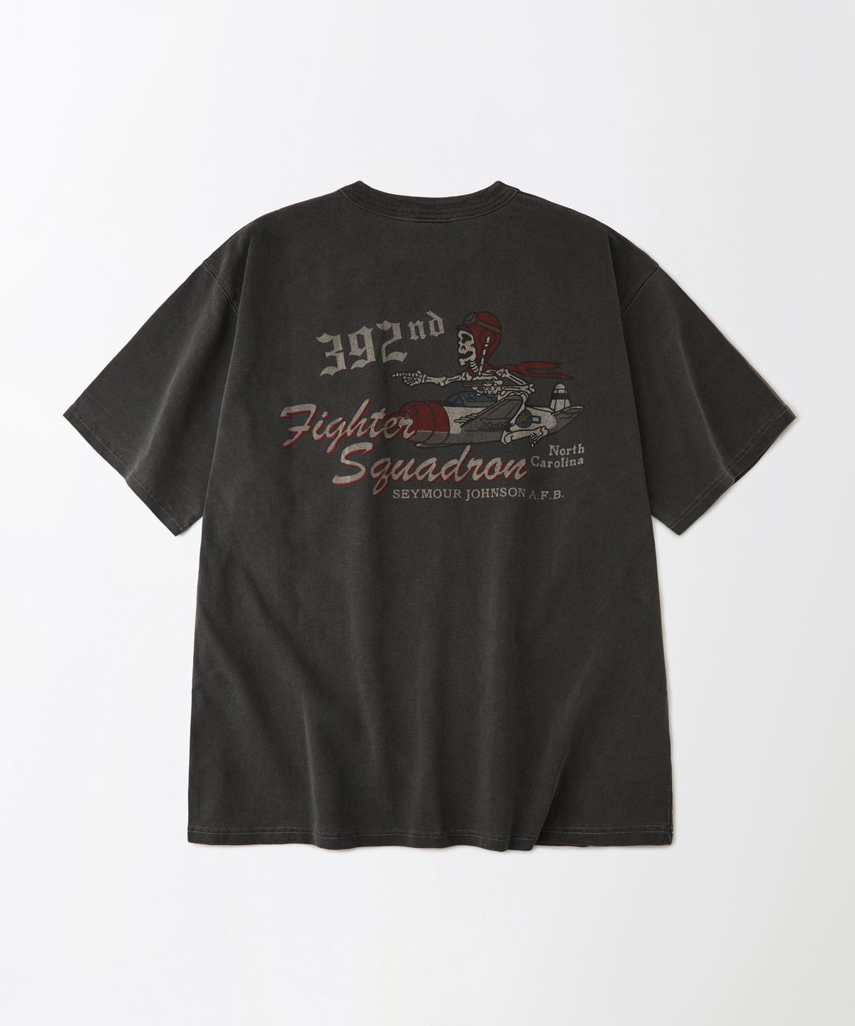 아웃스탠딩(OUTSTANDING) MIL SERIES TEE(FIGHTER SQDN)_PIGMENT CHARCOAL