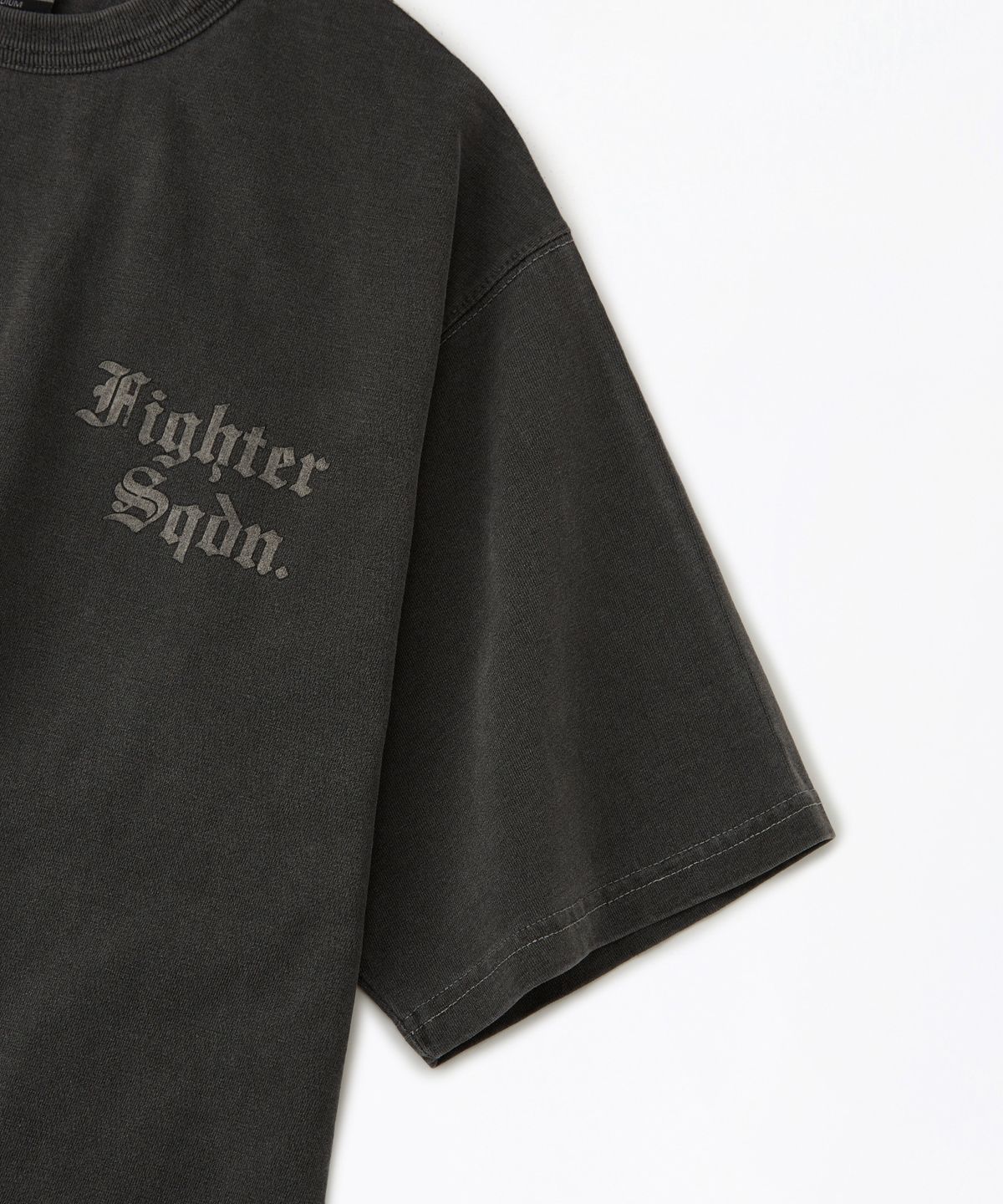 아웃스탠딩(OUTSTANDING) MIL SERIES TEE(FIGHTER SQDN)_PIGMENT CHARCOAL