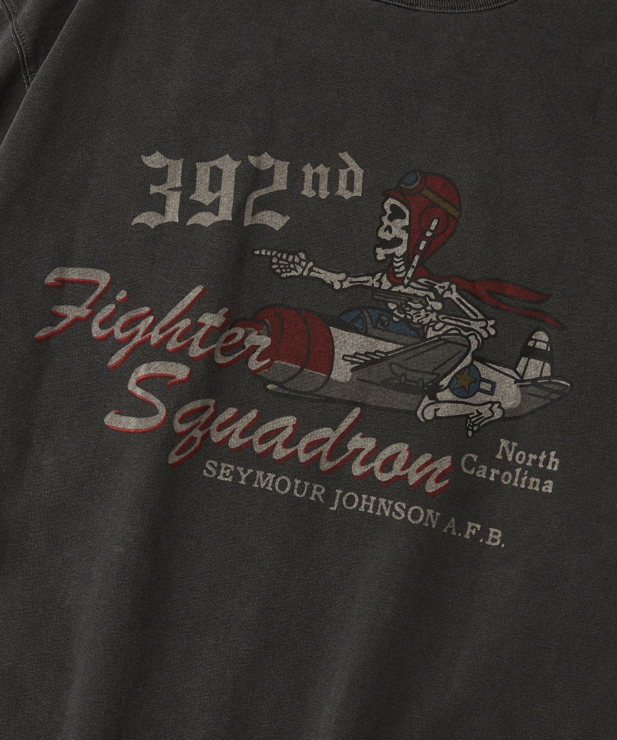 아웃스탠딩(OUTSTANDING) MIL SERIES TEE(FIGHTER SQDN)_PIGMENT CHARCOAL
