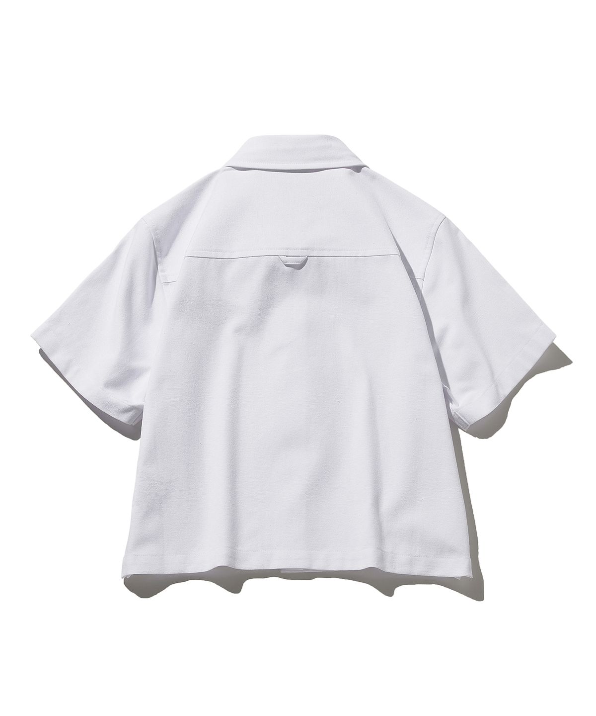 트레셔(THRASHER) 우먼스 옥스포드 크롭 하프 셔츠 화이트