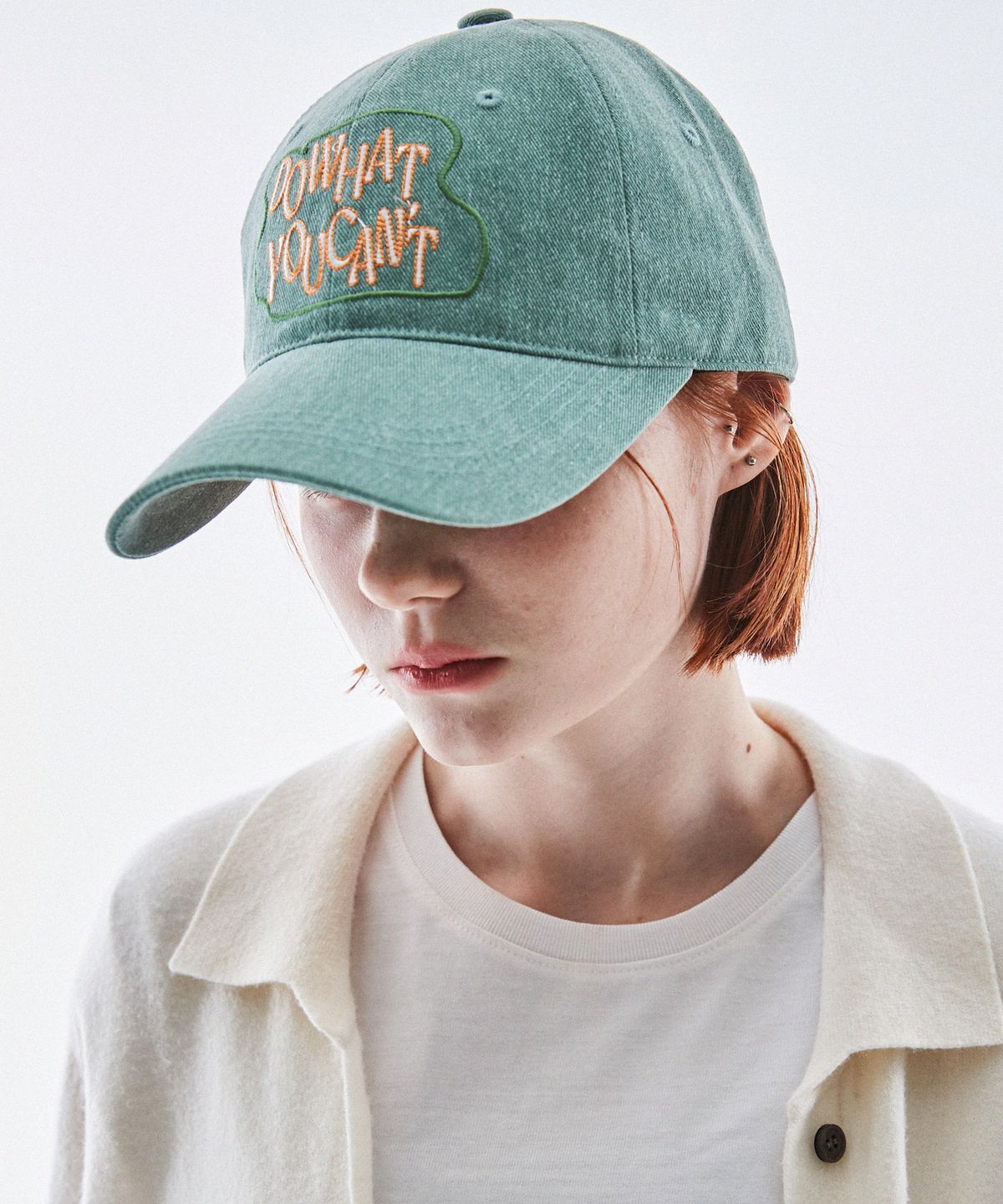 슬리피슬립(SLEEPYSLIP) DO WHAT YOU CANT GREEN BALL CAP