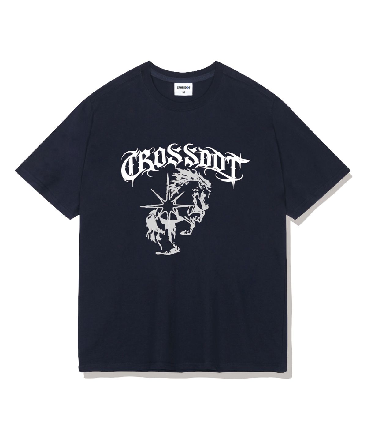 크로스닷(CROSSDOT) 다크라이더 오버핏 반팔티셔츠 4 Color [CRSE_1006]