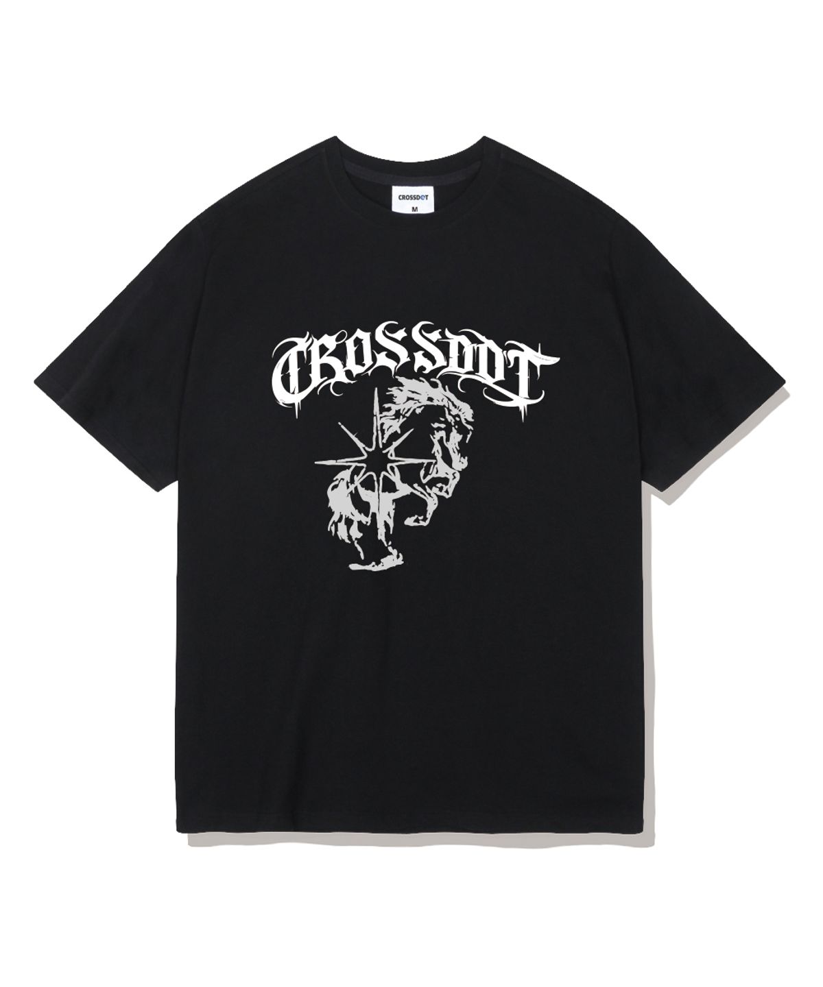 크로스닷(CROSSDOT) 다크라이더 오버핏 반팔티셔츠 4 Color [CRSE_1006]